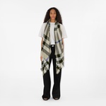 Burberry Check Kaşmir İpek Kadın Krem Rengi Atkı