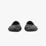 Burberry Leather Sadler Kadın Siyah Babet