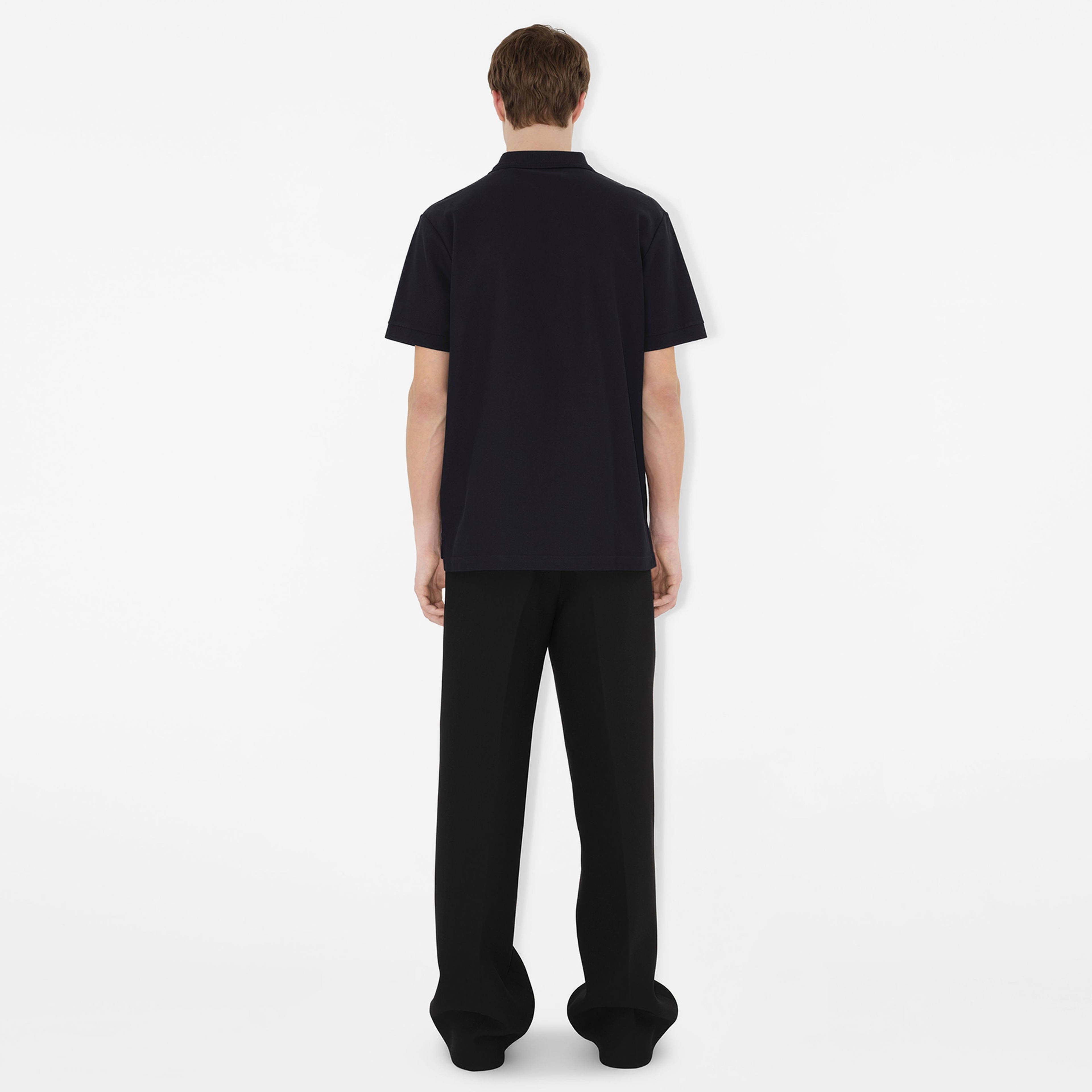 Burberry Pamuklu Erkek Lacivert Polo