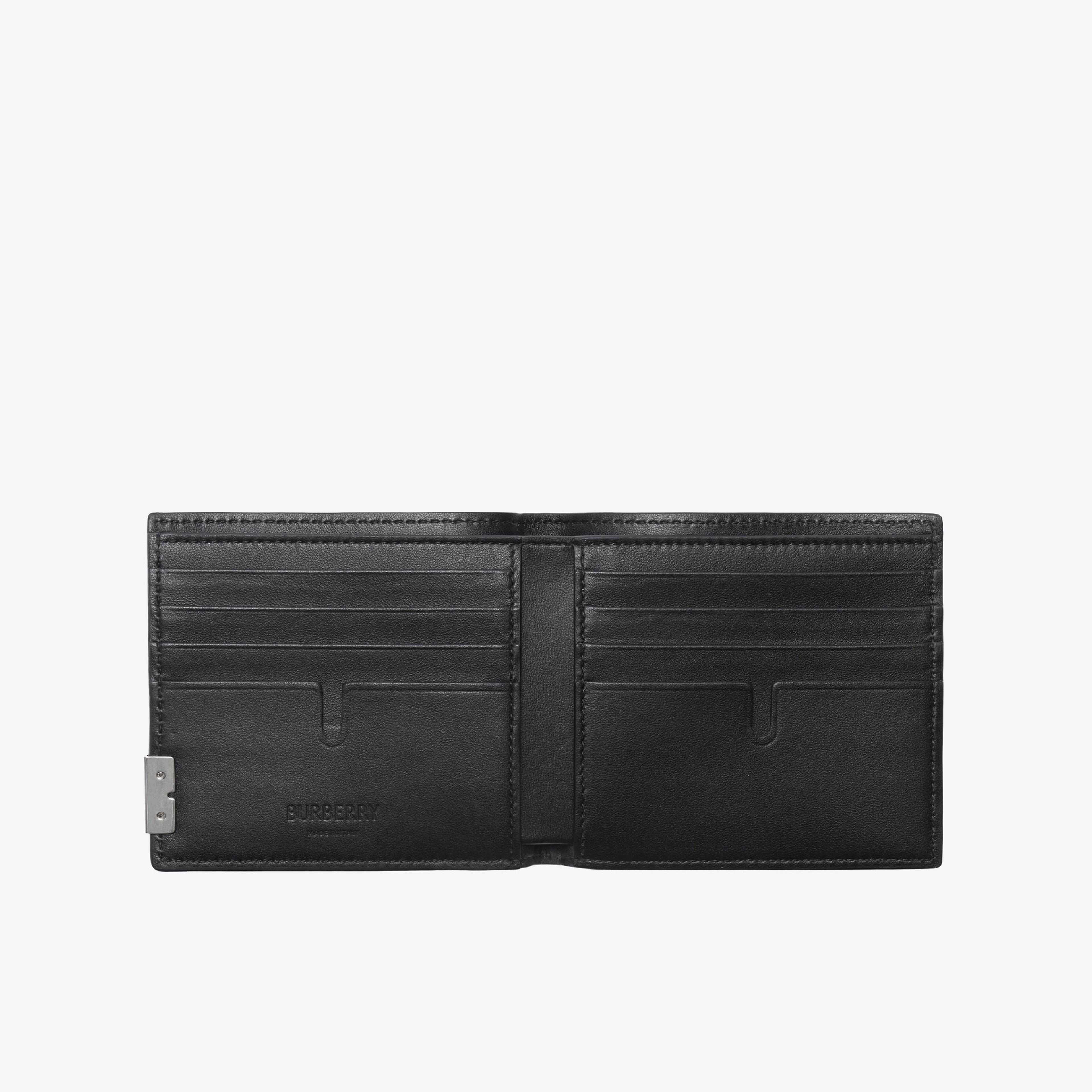 Burberry B Cut Bifold Erkek Siyah Cüzdan
