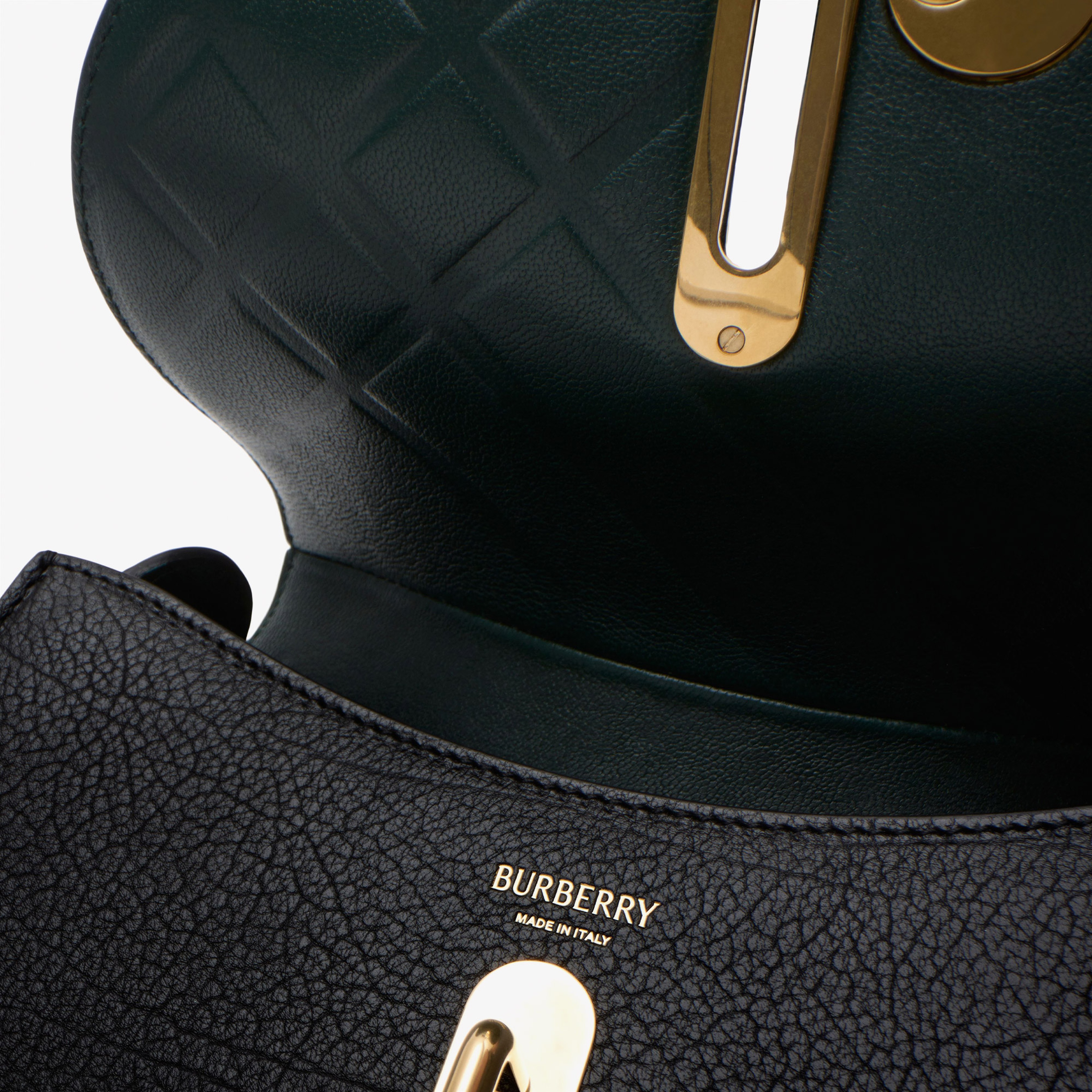 Burberry Mini Rocking Horse Kadın Siyah Omuz Çantası