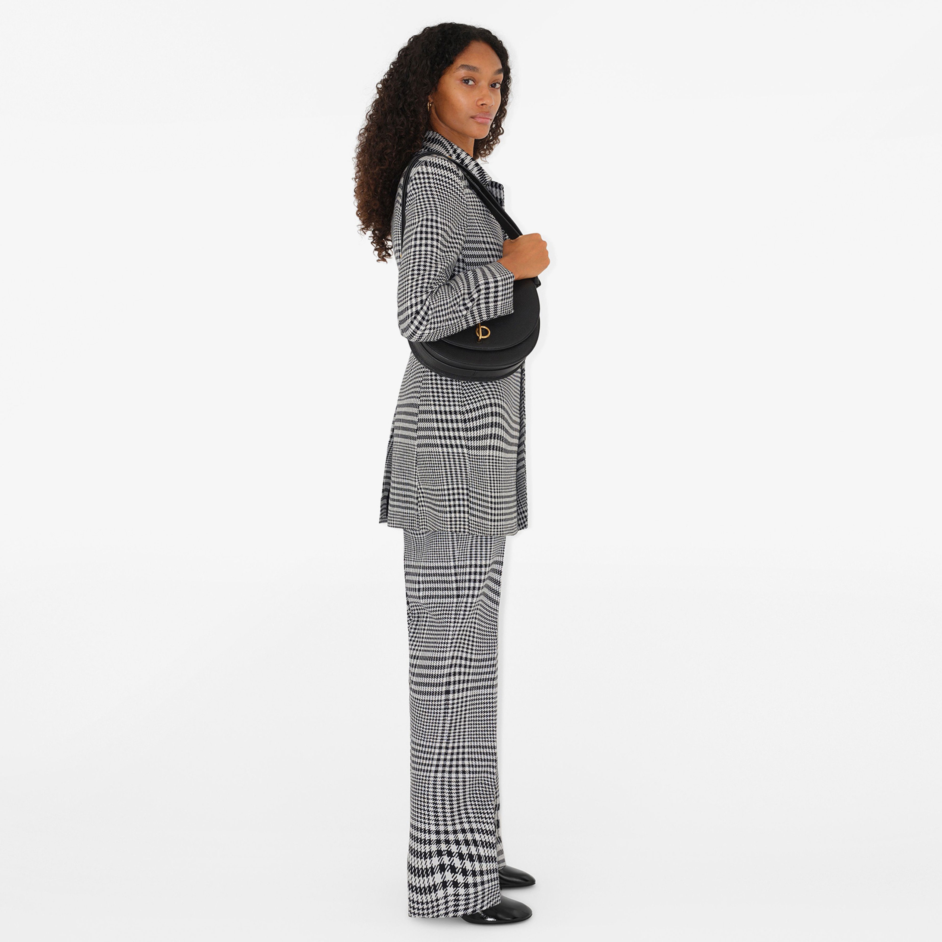 Burberry Medium Rocking Horse Kadın Siyah Omuz Çantası