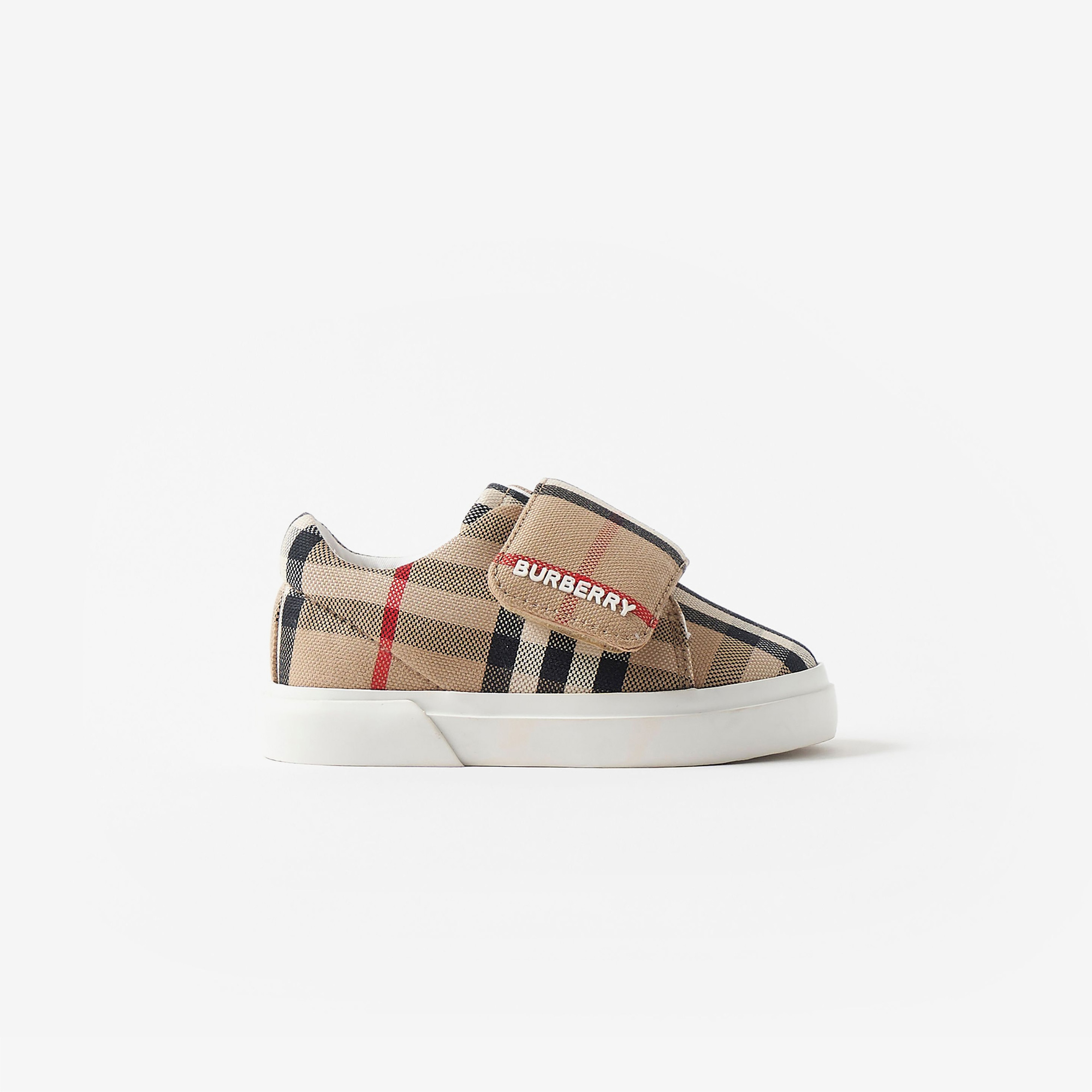 Burberry James Çocuk Bej Sneakers