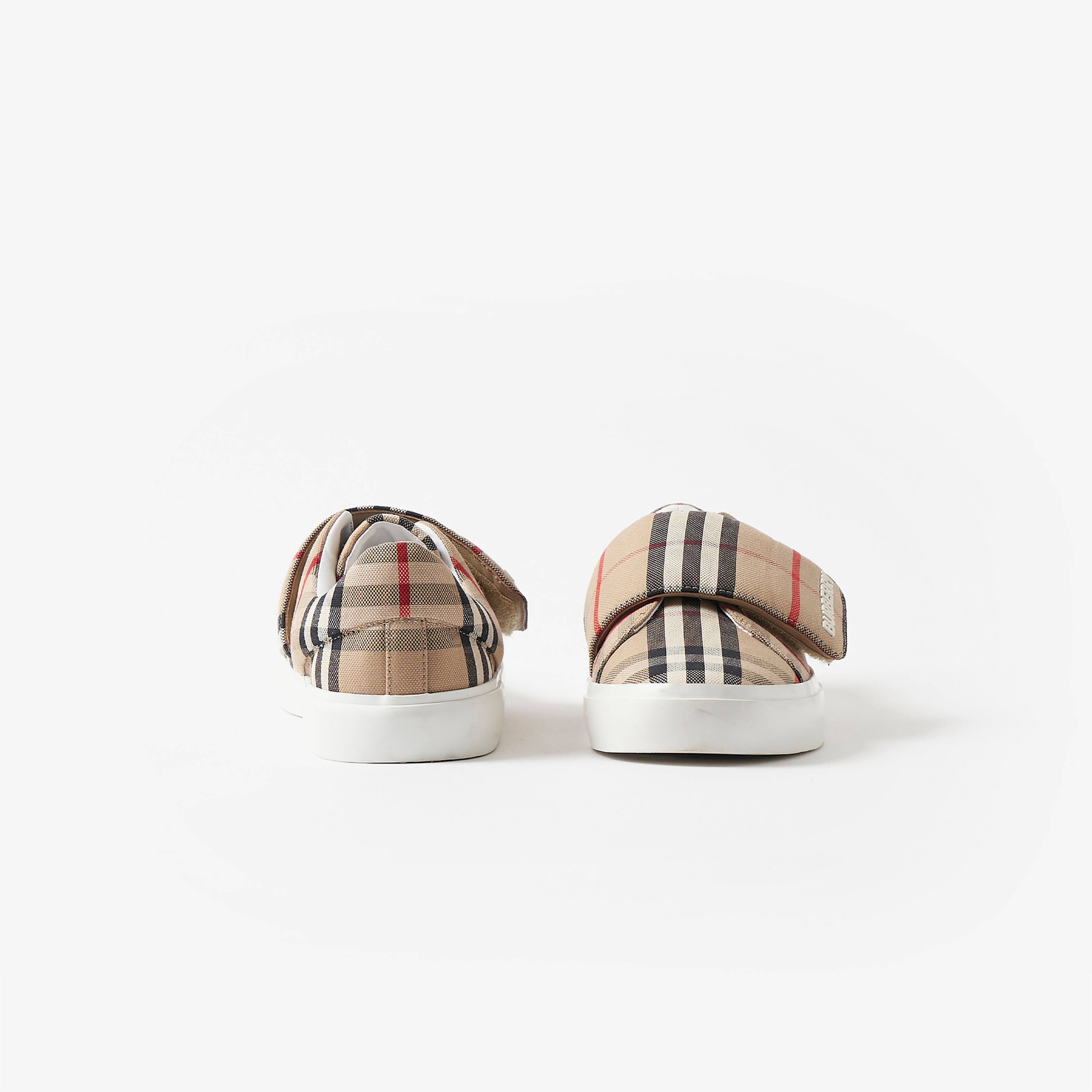 Burberry James Çocuk Bej Sneakers