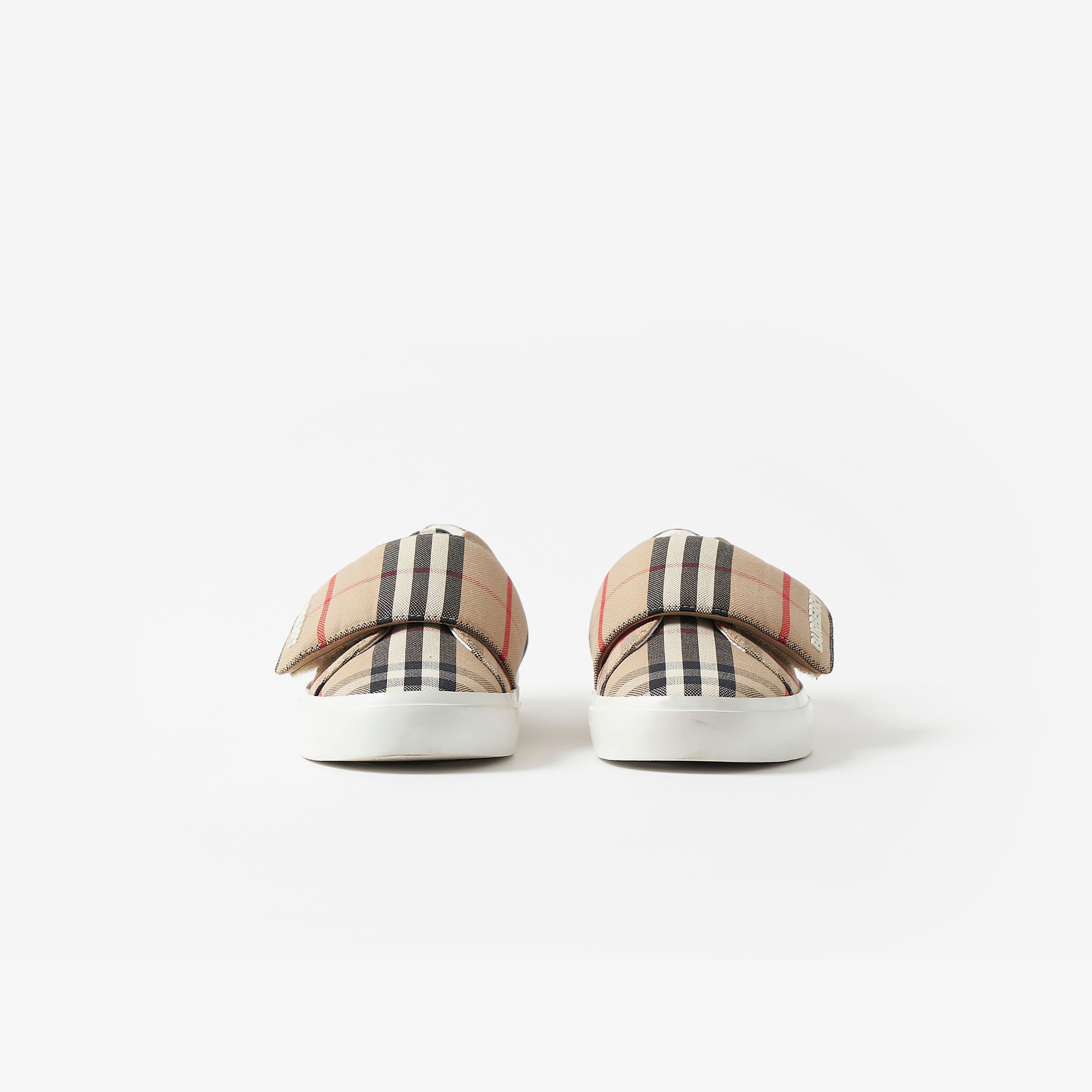 Burberry James Çocuk Bej Sneakers