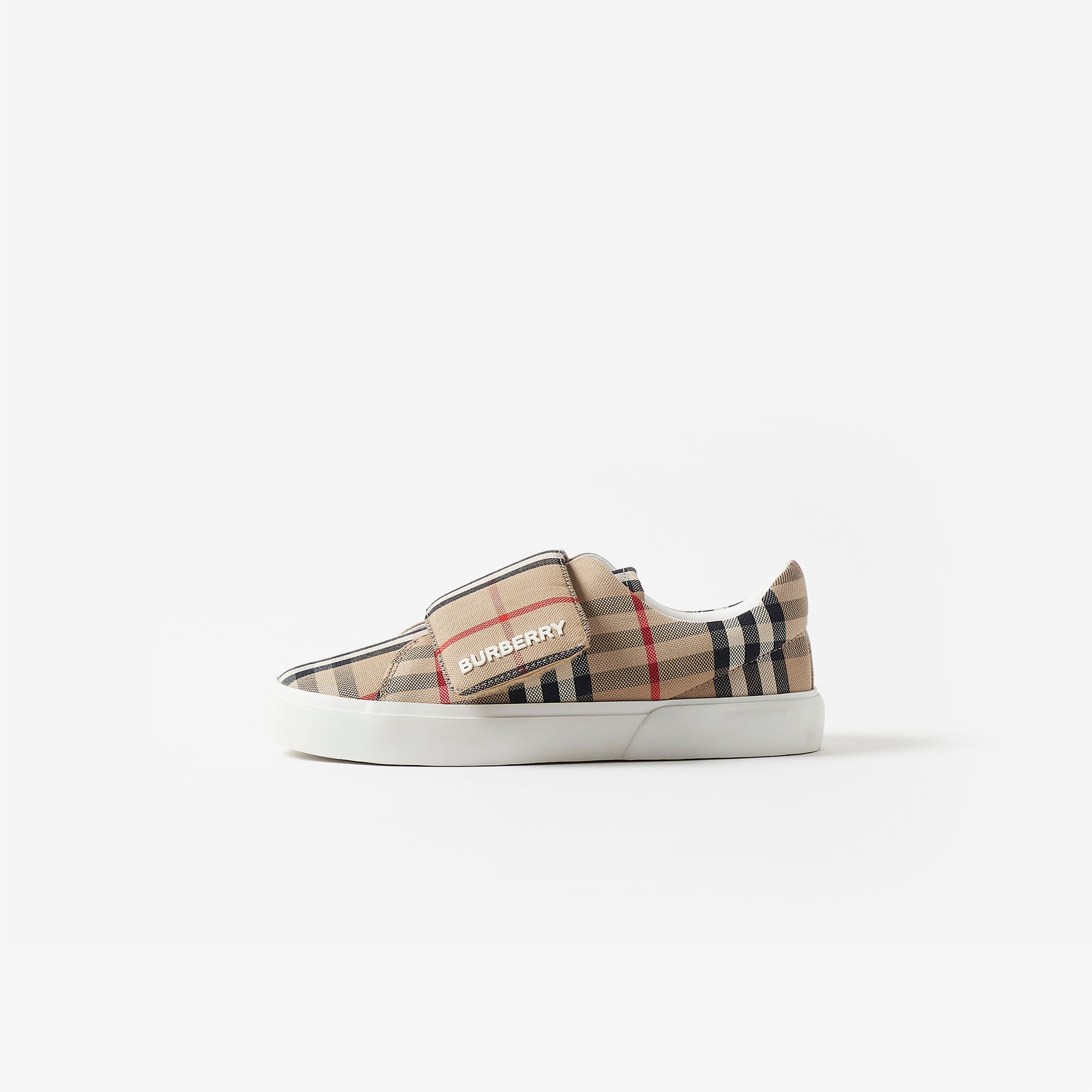 Burberry James Çocuk Bej Sneakers