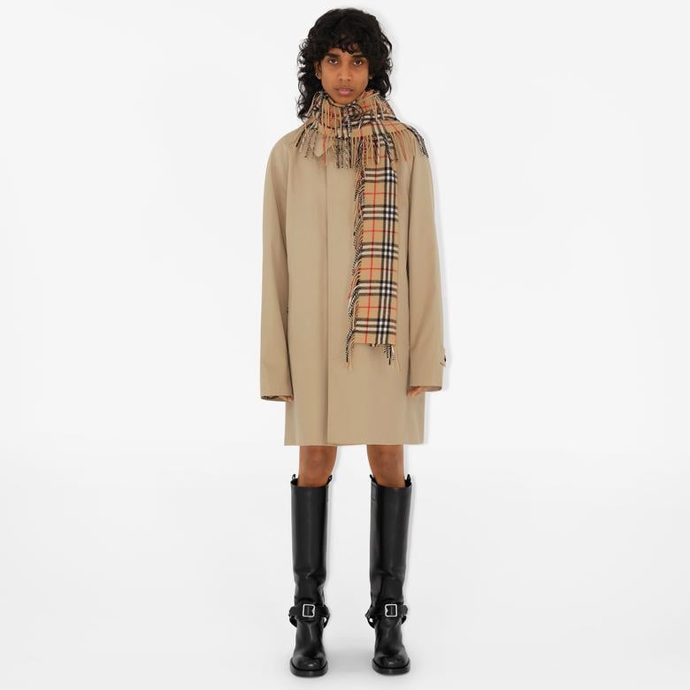 Burberry Check Kaşmir Happy Kadın Bej Atkı