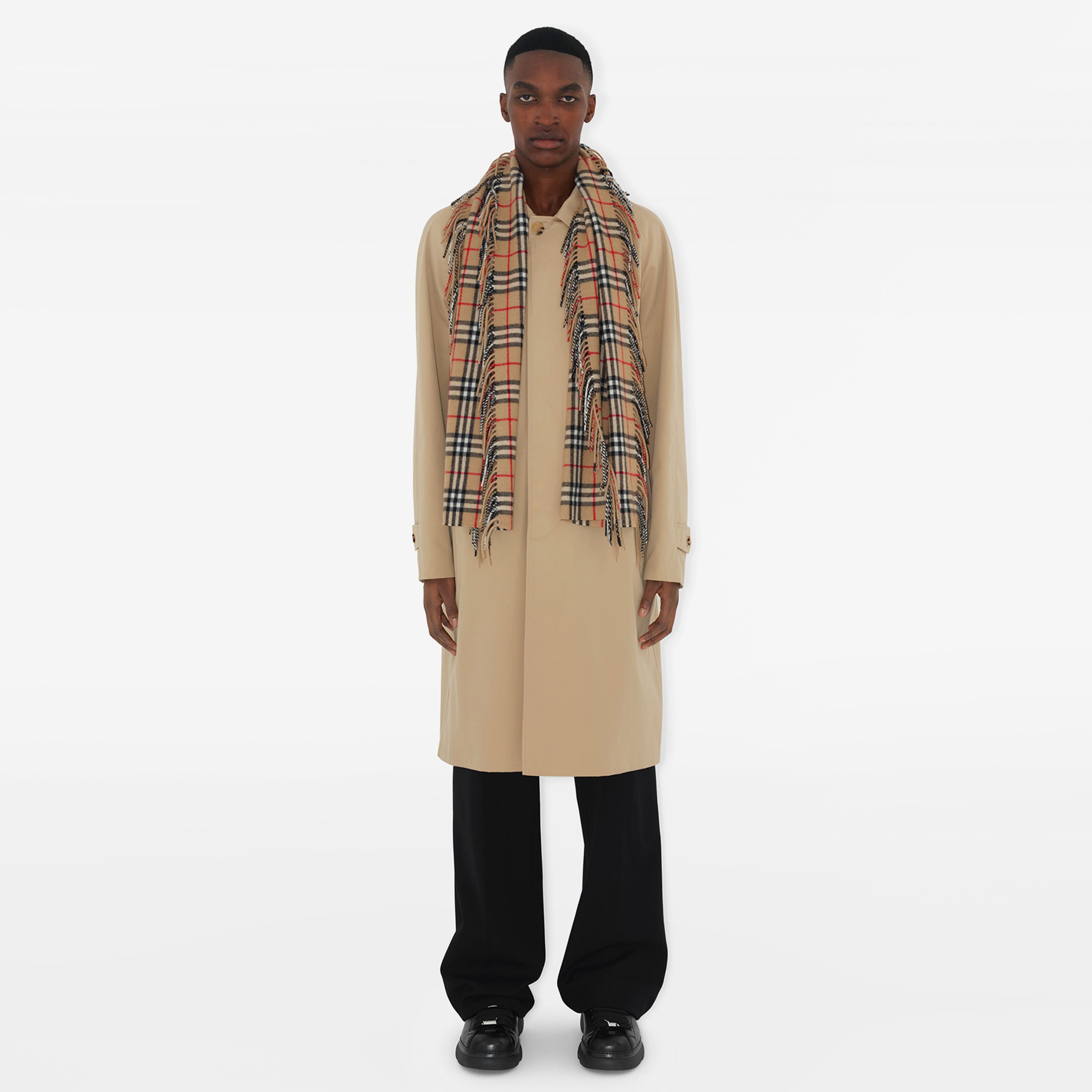 Burberry Check Kaşmir Happy Kadın Bej Atkı