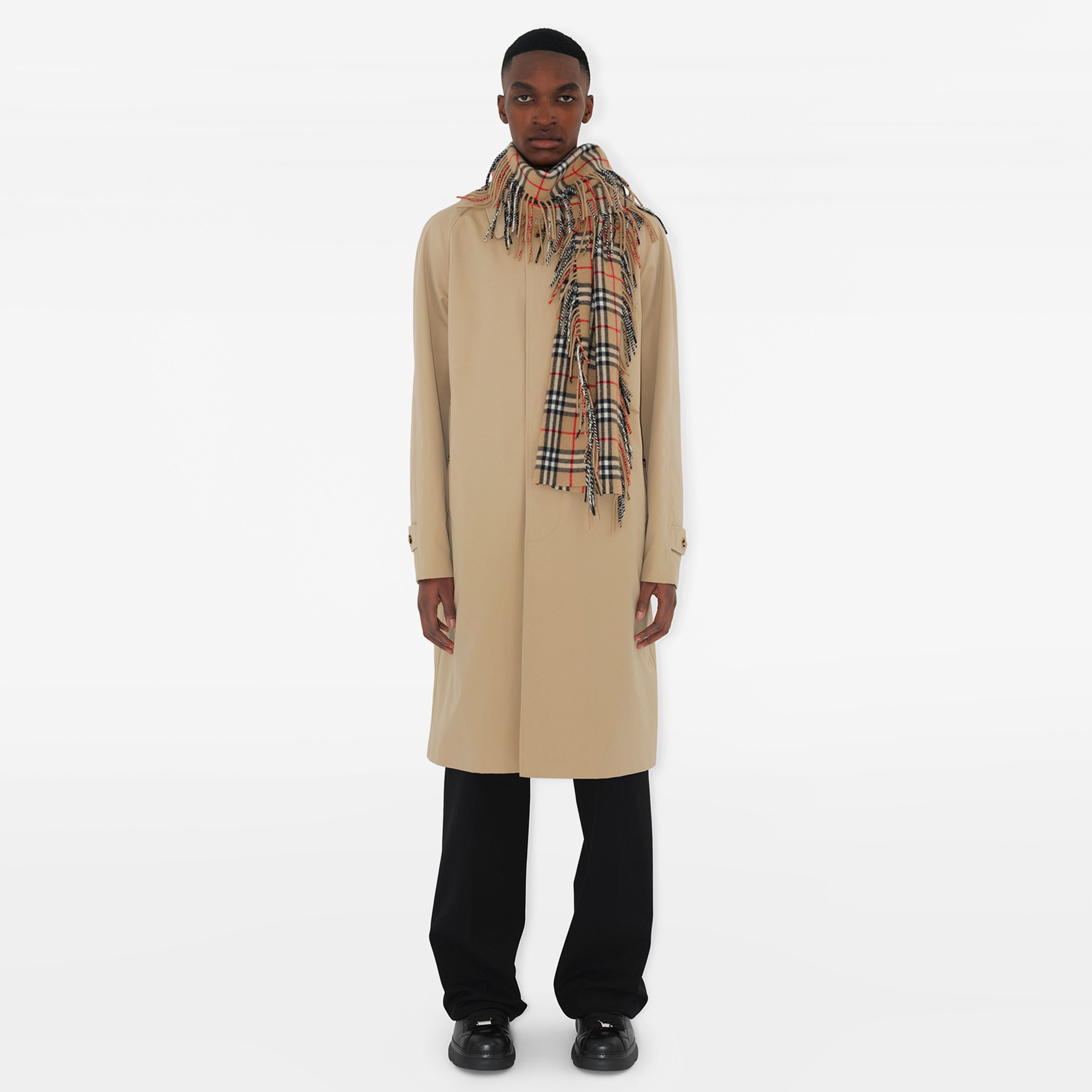 Burberry Check Kaşmir Happy Kadın Bej Atkı