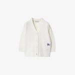 Burberry Yün Çocuk Beyaz Hırka