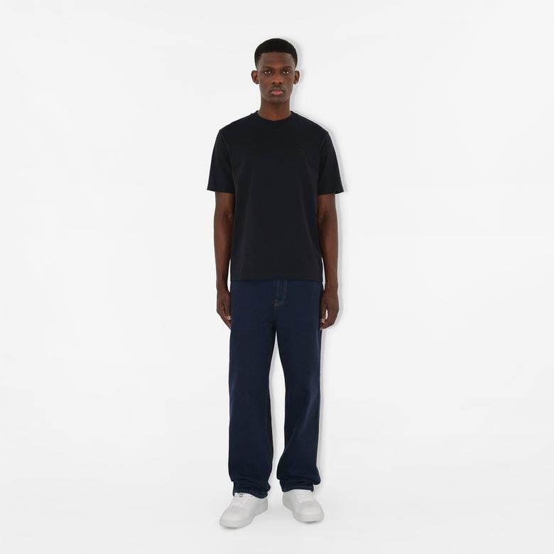 Burberry Parker Cotton Erkek Lacivert T-Shirt