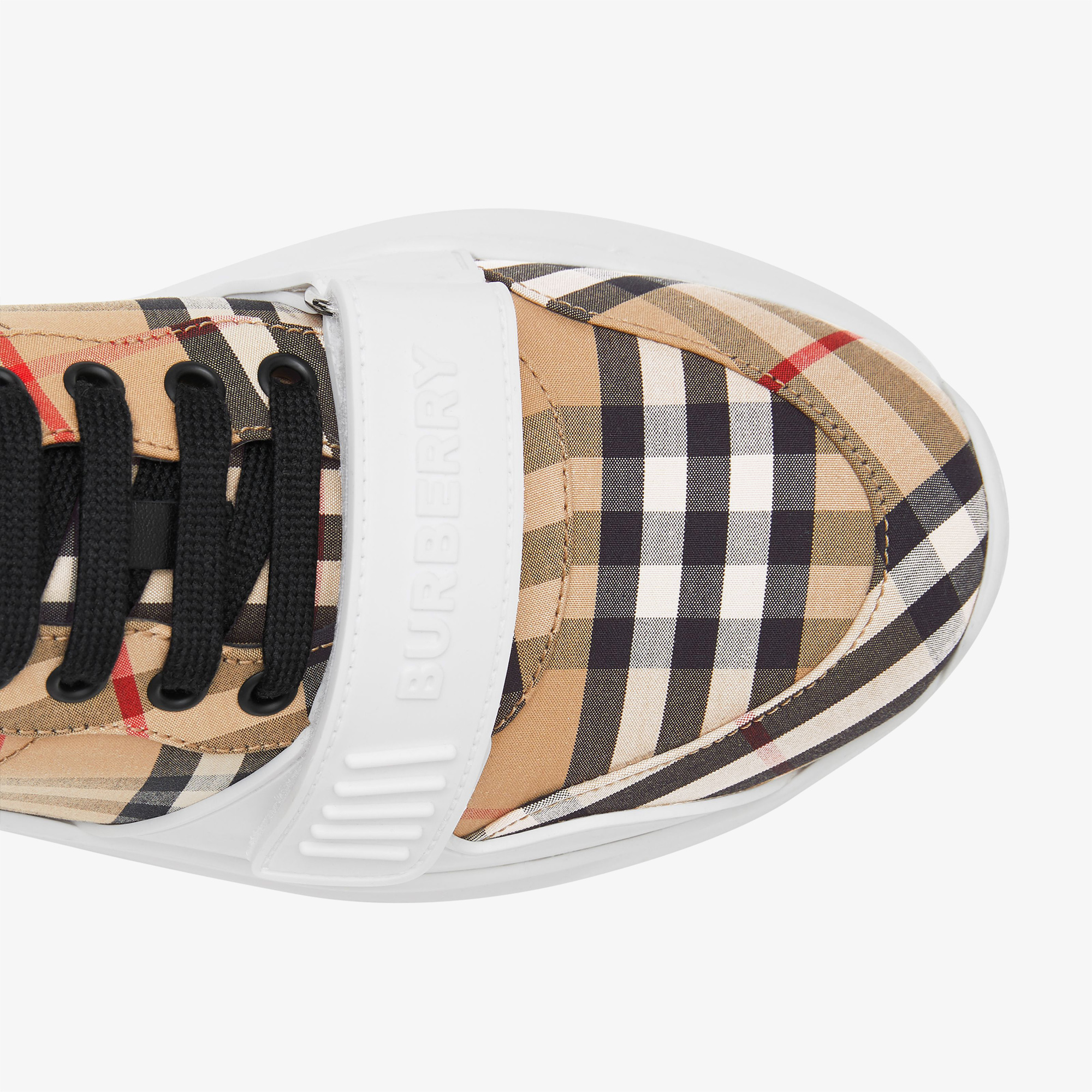 Burberry Regis Low Vintage Cotton Erkek Bej Sneakers
