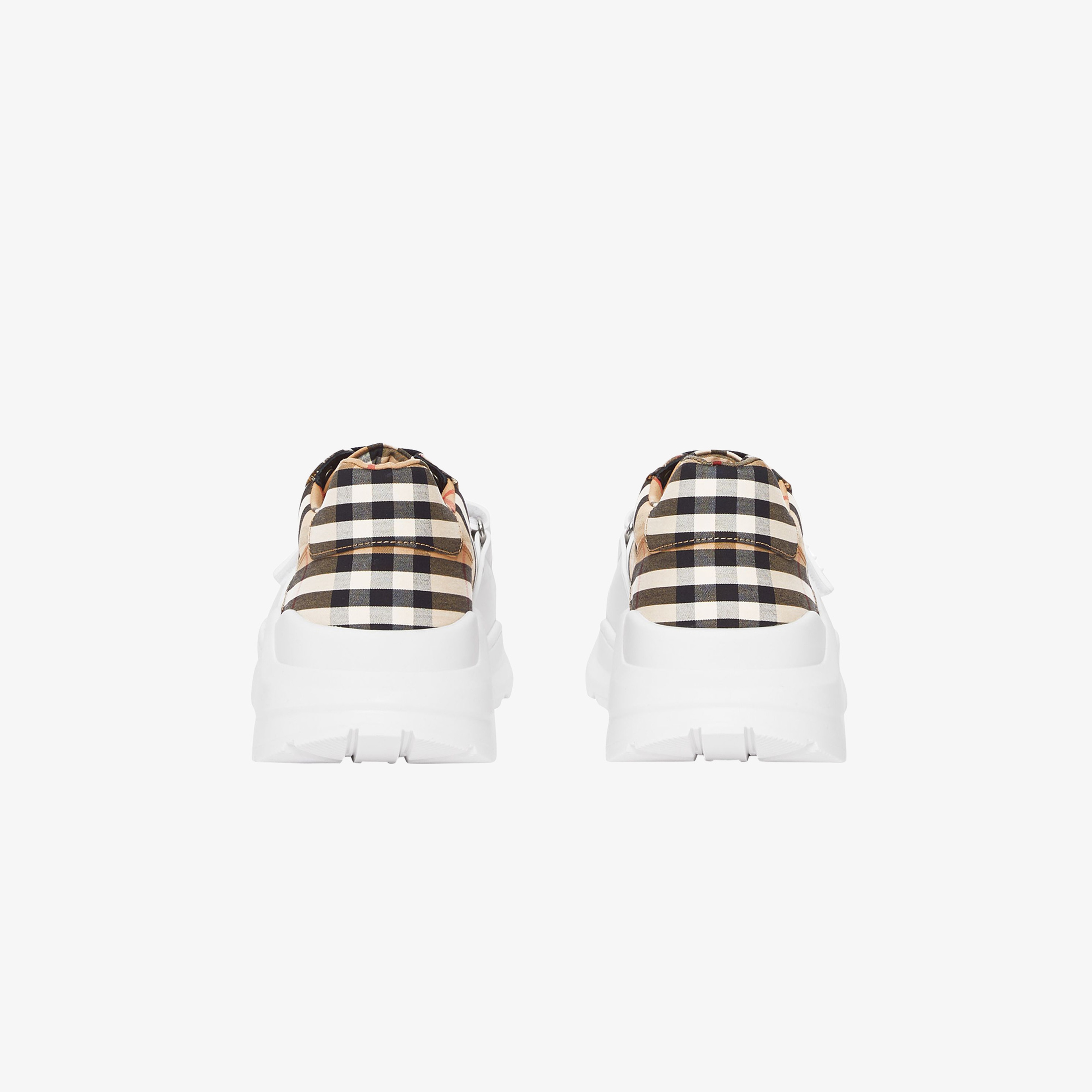 Burberry Regis Low Vintage Cotton Erkek Bej Sneakers