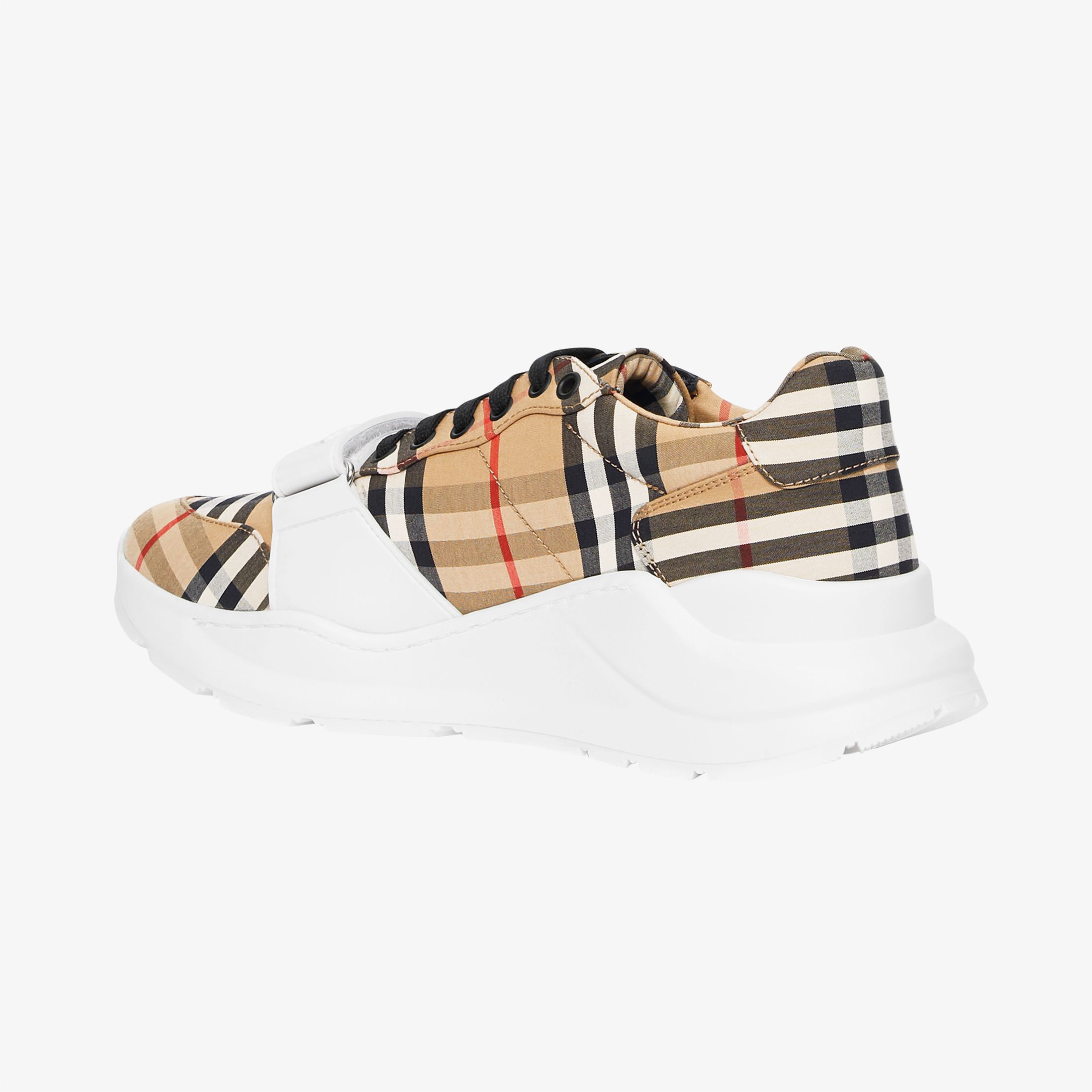Burberry Regis Low Vintage Cotton Erkek Bej Sneakers