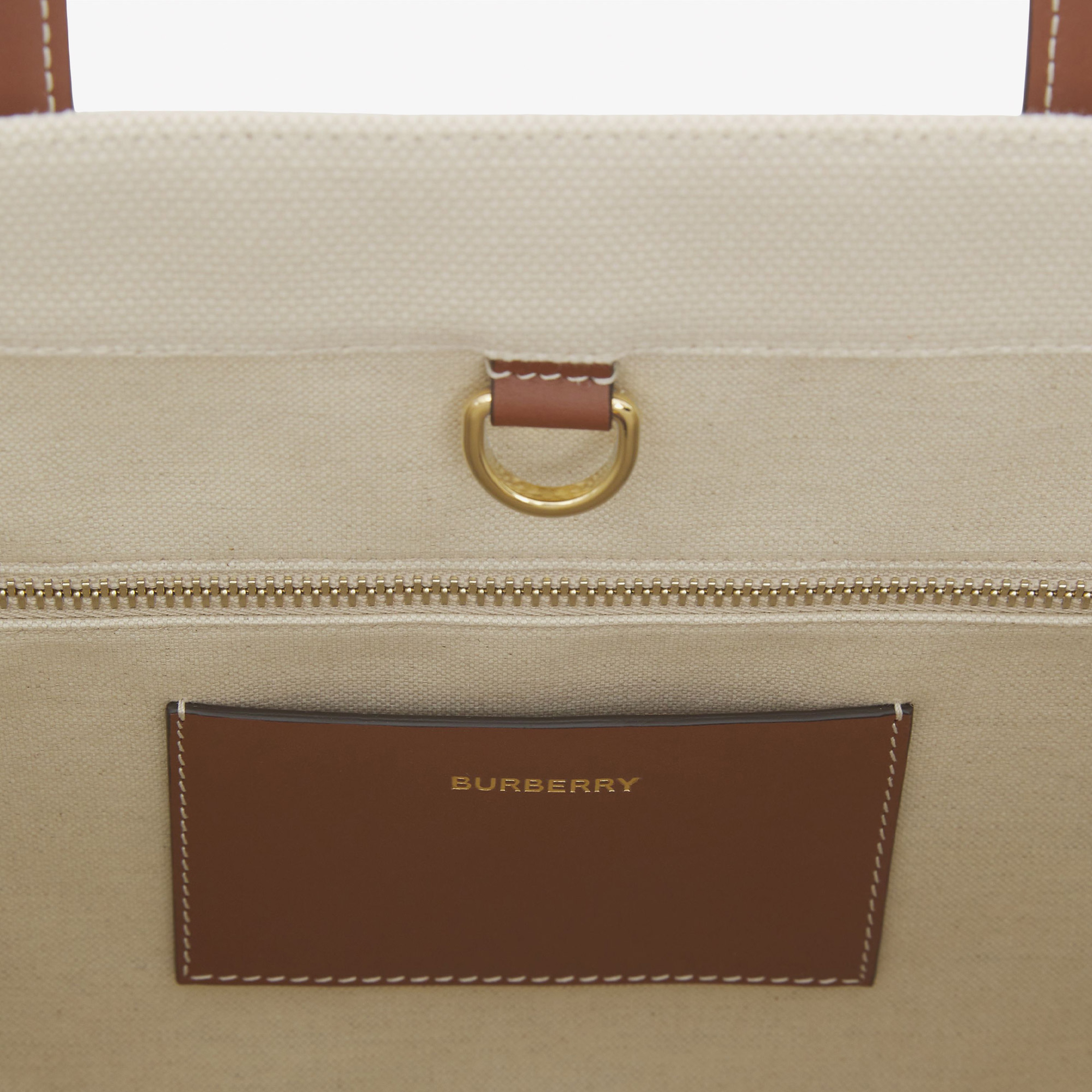 Burberry Small Freya Kadın Krem Rengi El Çantası