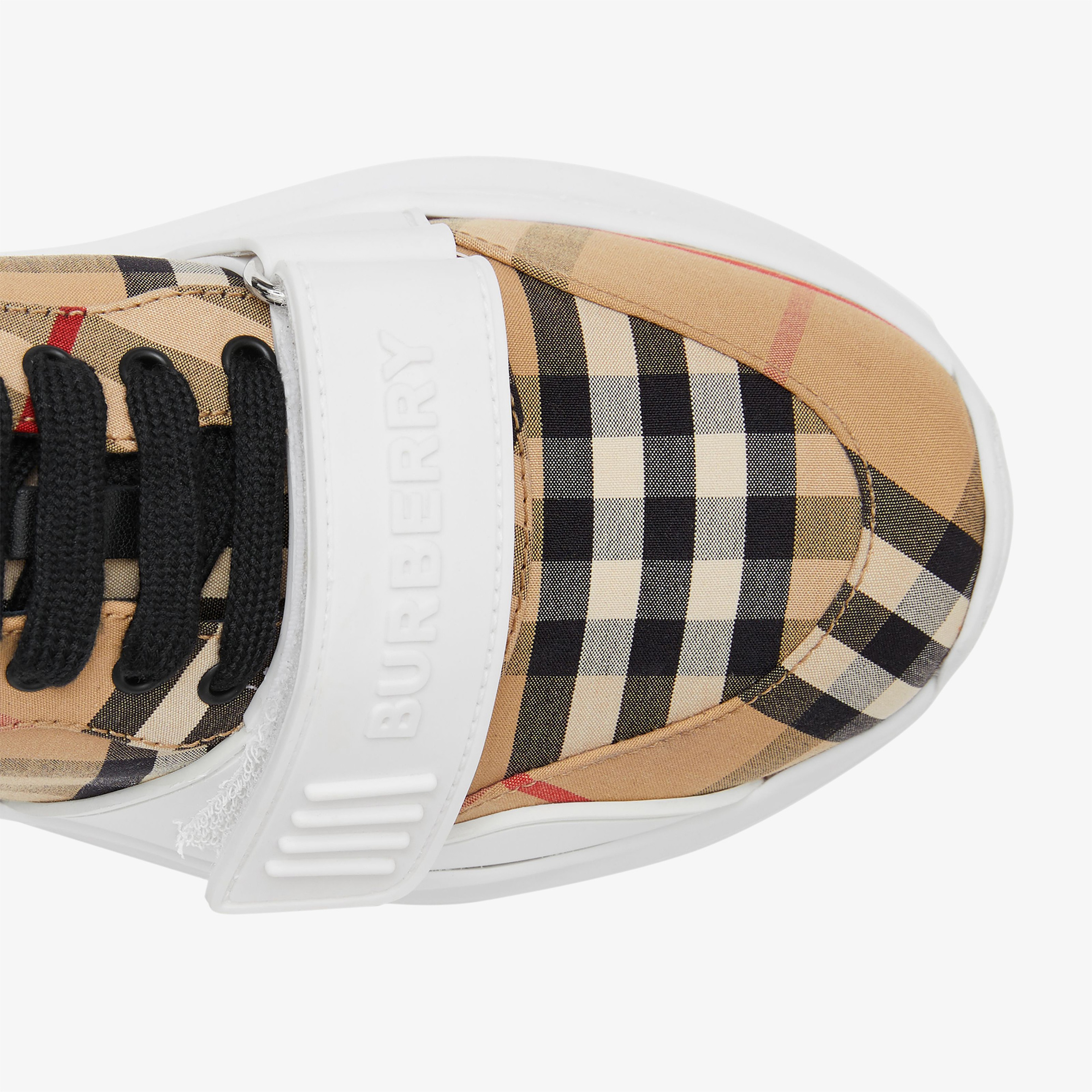 Burberry Regis Low Vintage Cotton Kadın Bej Sneakers