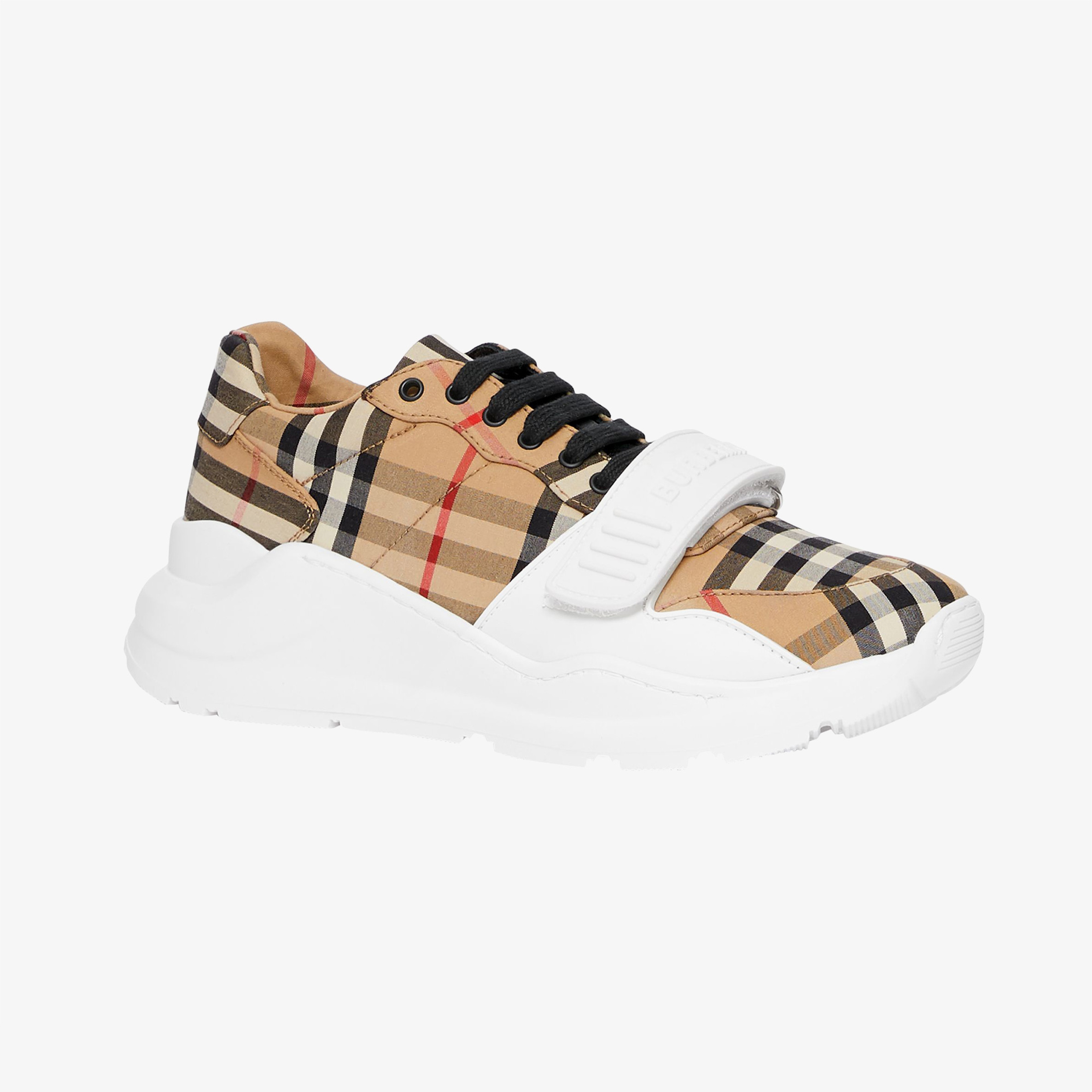 Burberry Regis Low Vintage Cotton Kadın Bej Sneakers
