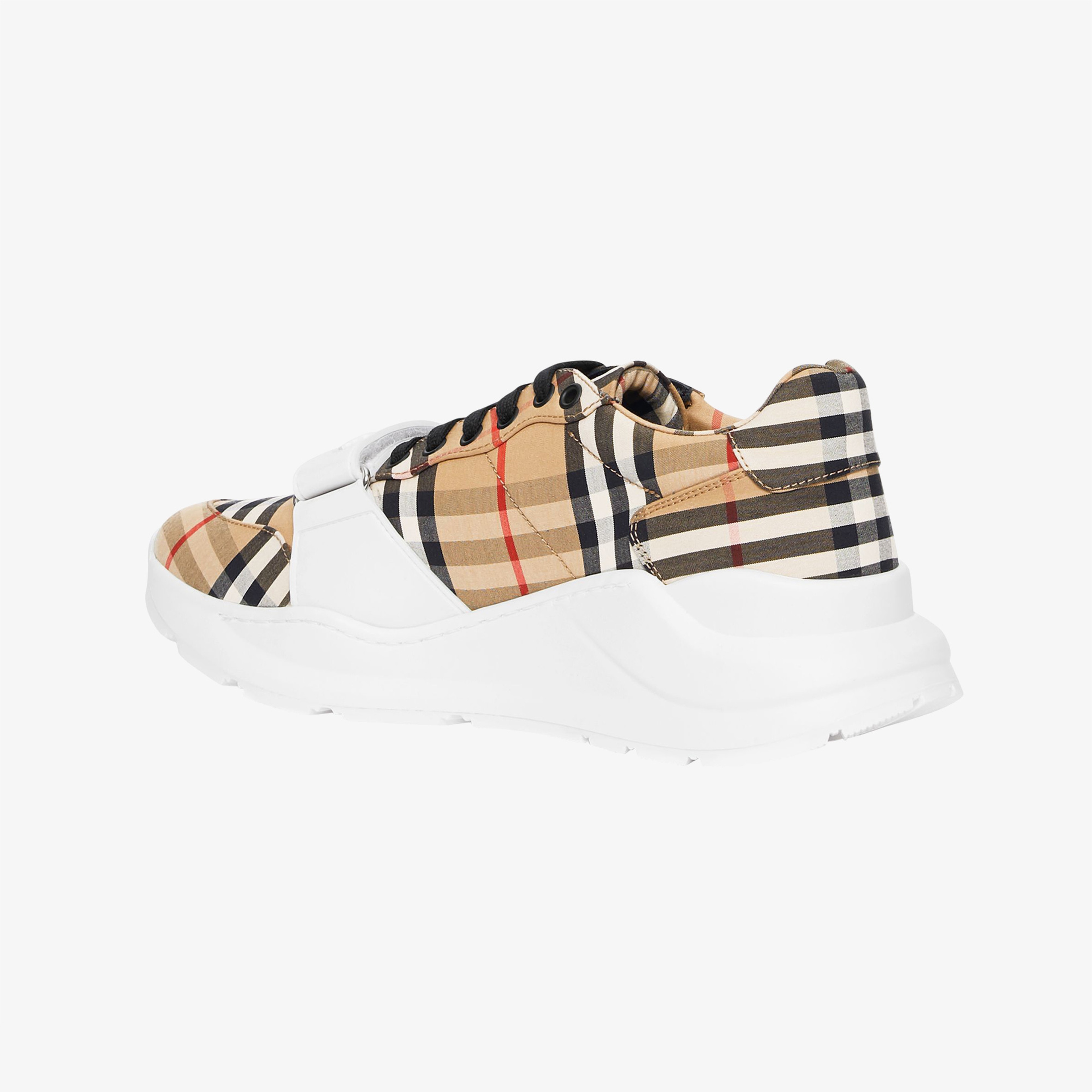 Burberry Regis Low Vintage Cotton Erkek Bej Sneakers