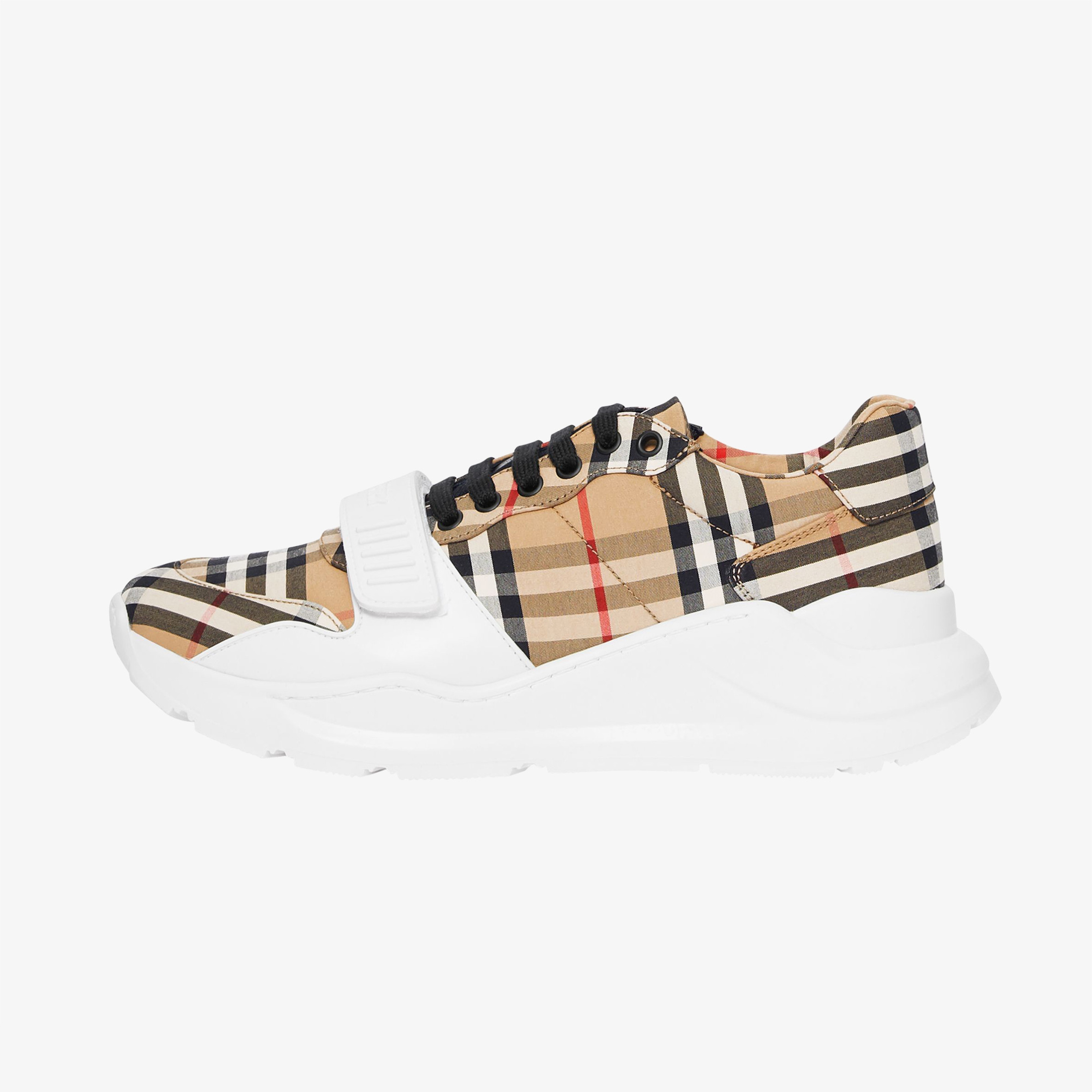 Burberry Regis Low Vintage Cotton Erkek Bej Sneakers