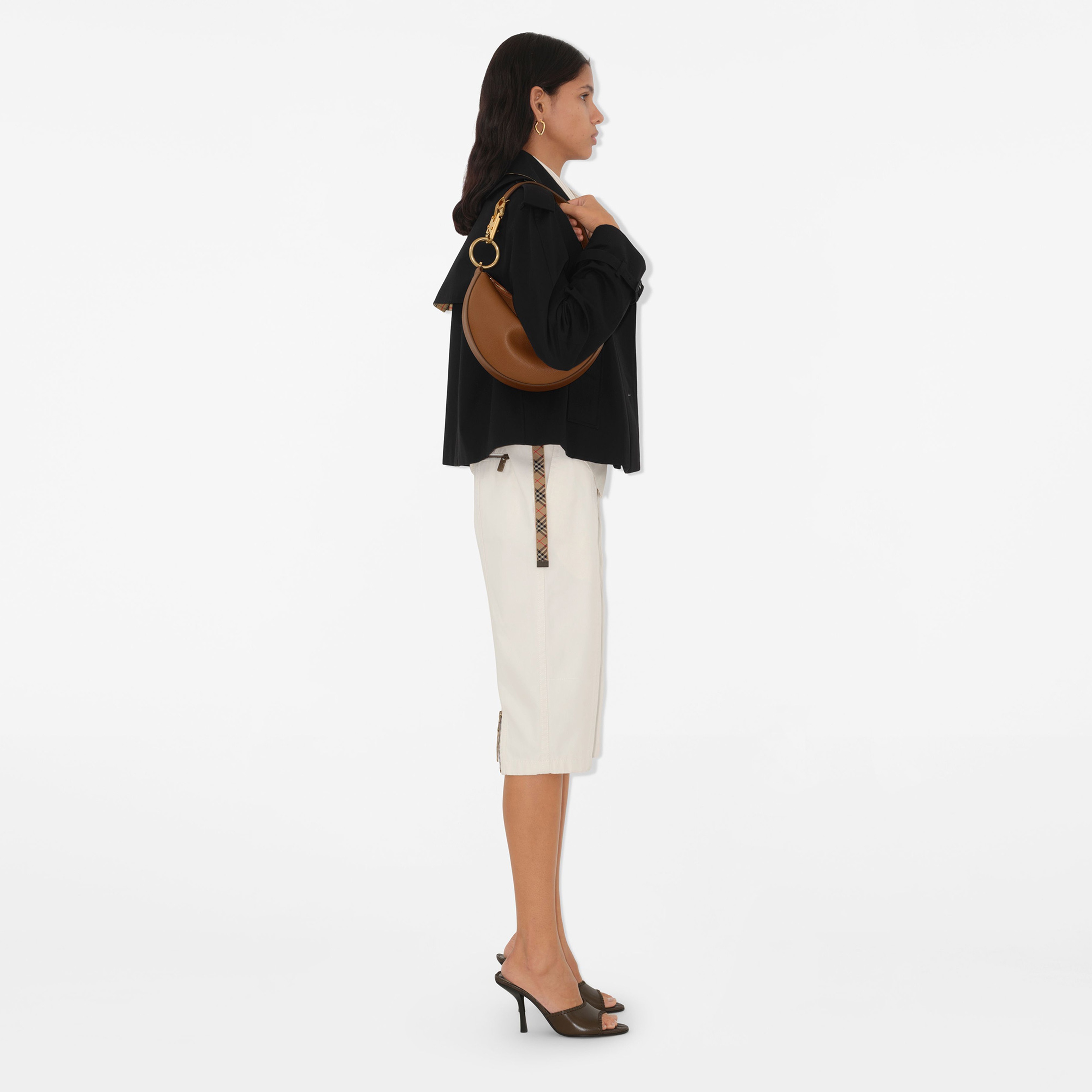 Burberry Knight Arc Kadın Kahverengi El Çantası