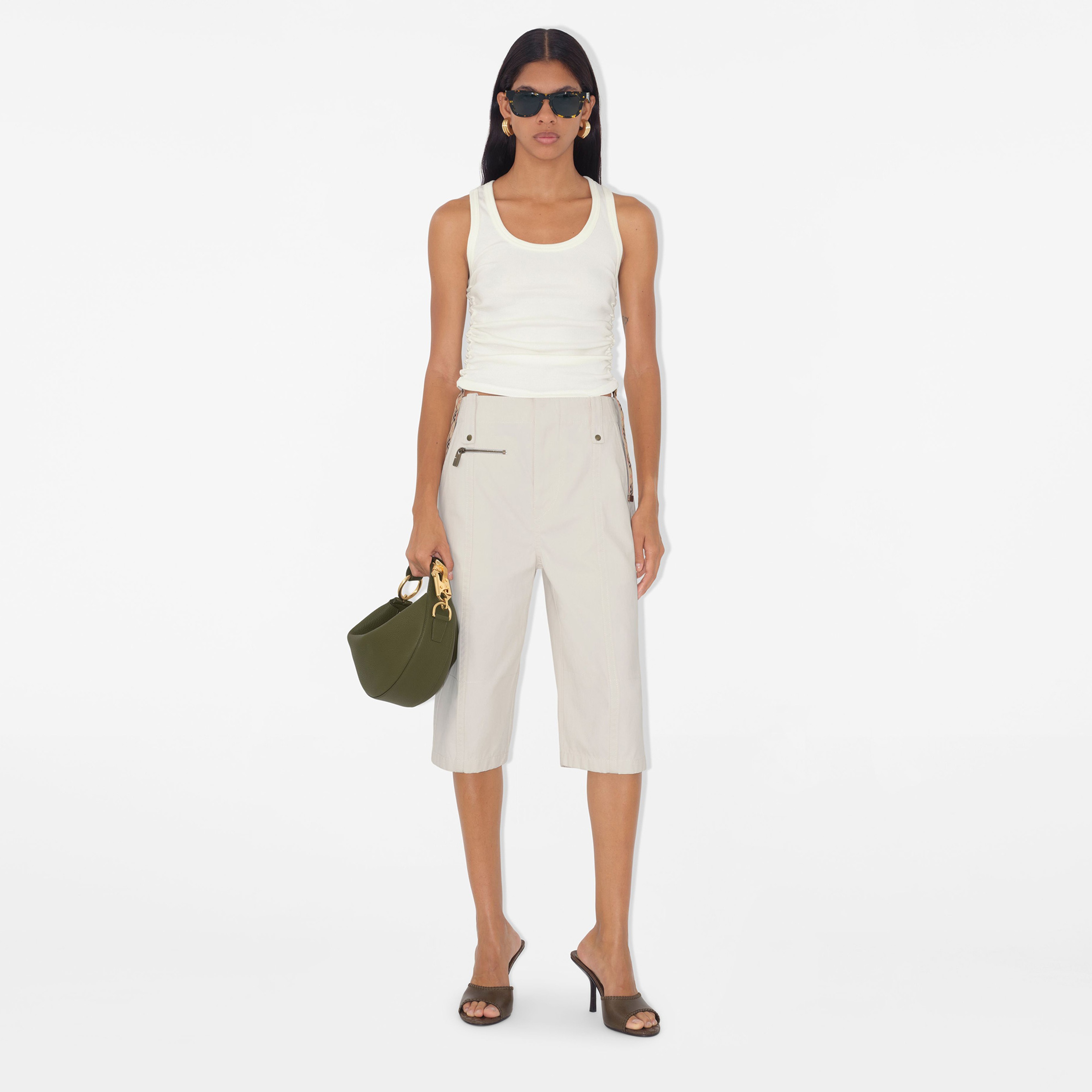 Burberry Knight Arc Kadın Yeşil Omuz Çantası