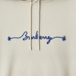 Burberry For Knot Logo Cotton Erkek Beyaz Hoodie