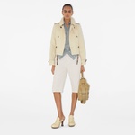 Burberry Sip Cotton Kadın Mavi Gömlek