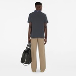 Burberry For Cotton Erkek Gri Polo