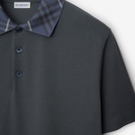 Burberry For Cotton Erkek Gri Polo