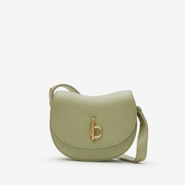 Burberry Lw7 Small Rocking Horse Kadın Haki Omuz Çantası