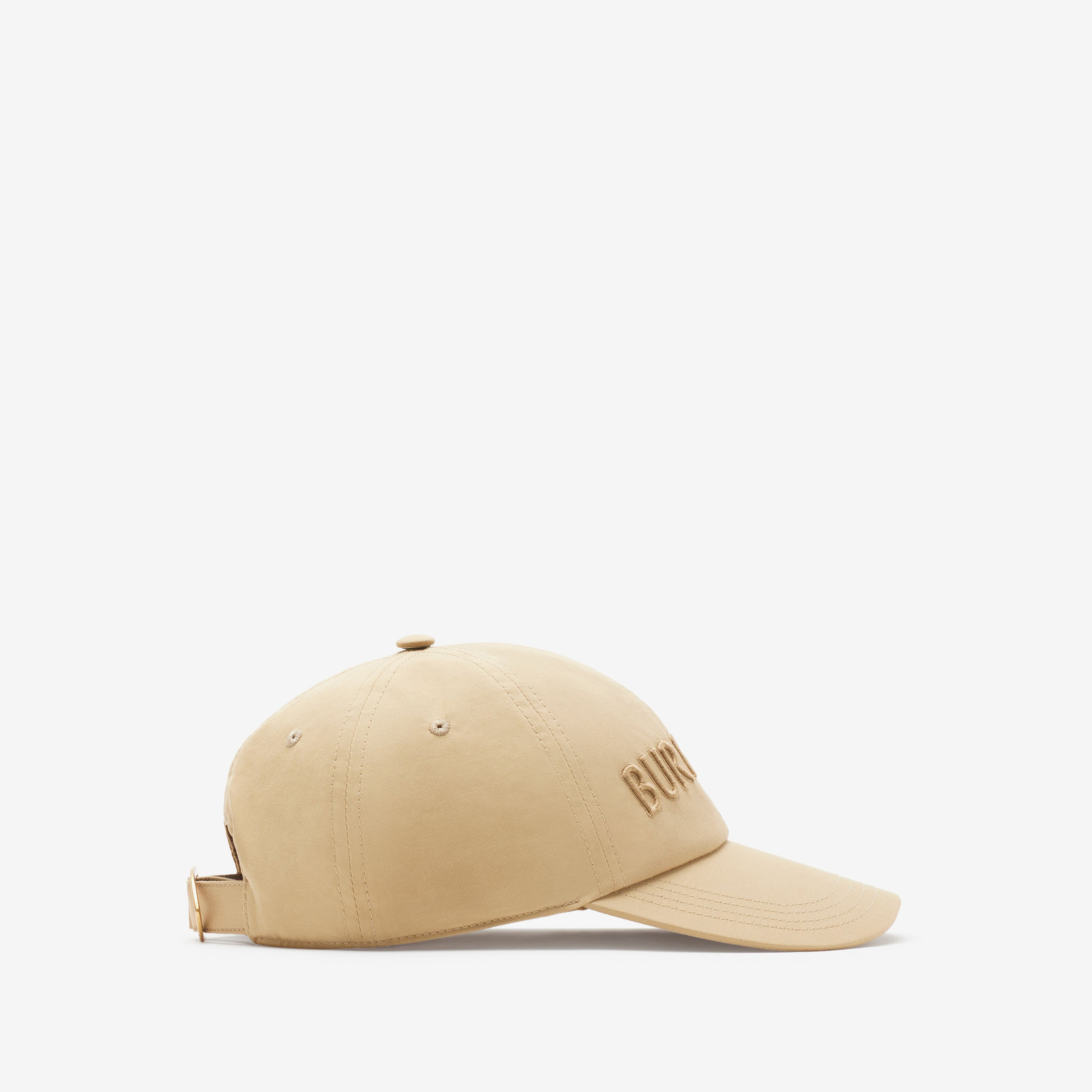 Burberry Bby Logo Gabardine Baseball Erkek Bej Şapka