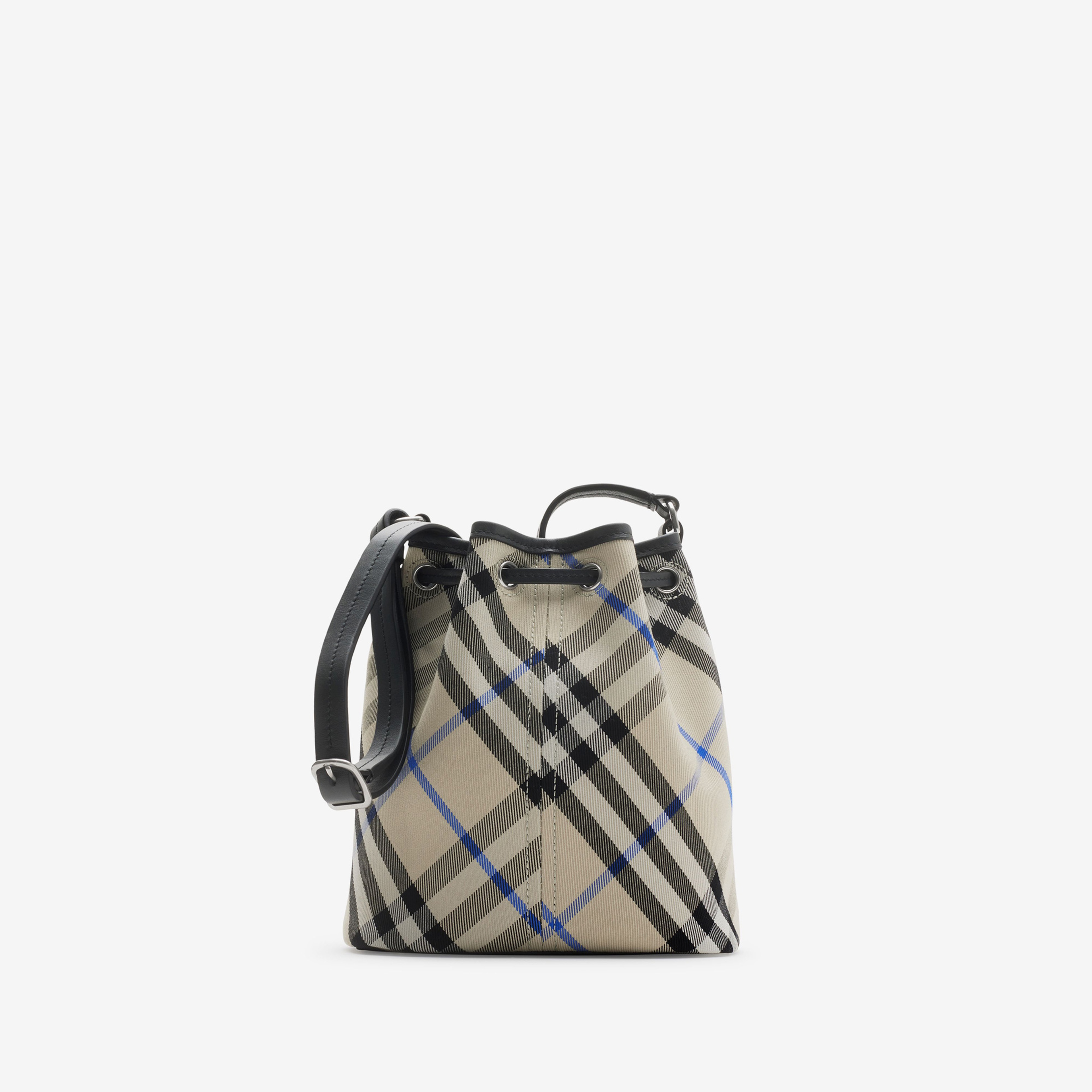Burberry Drawstring Mini Bucket Kadın Krem Omuz Çantası