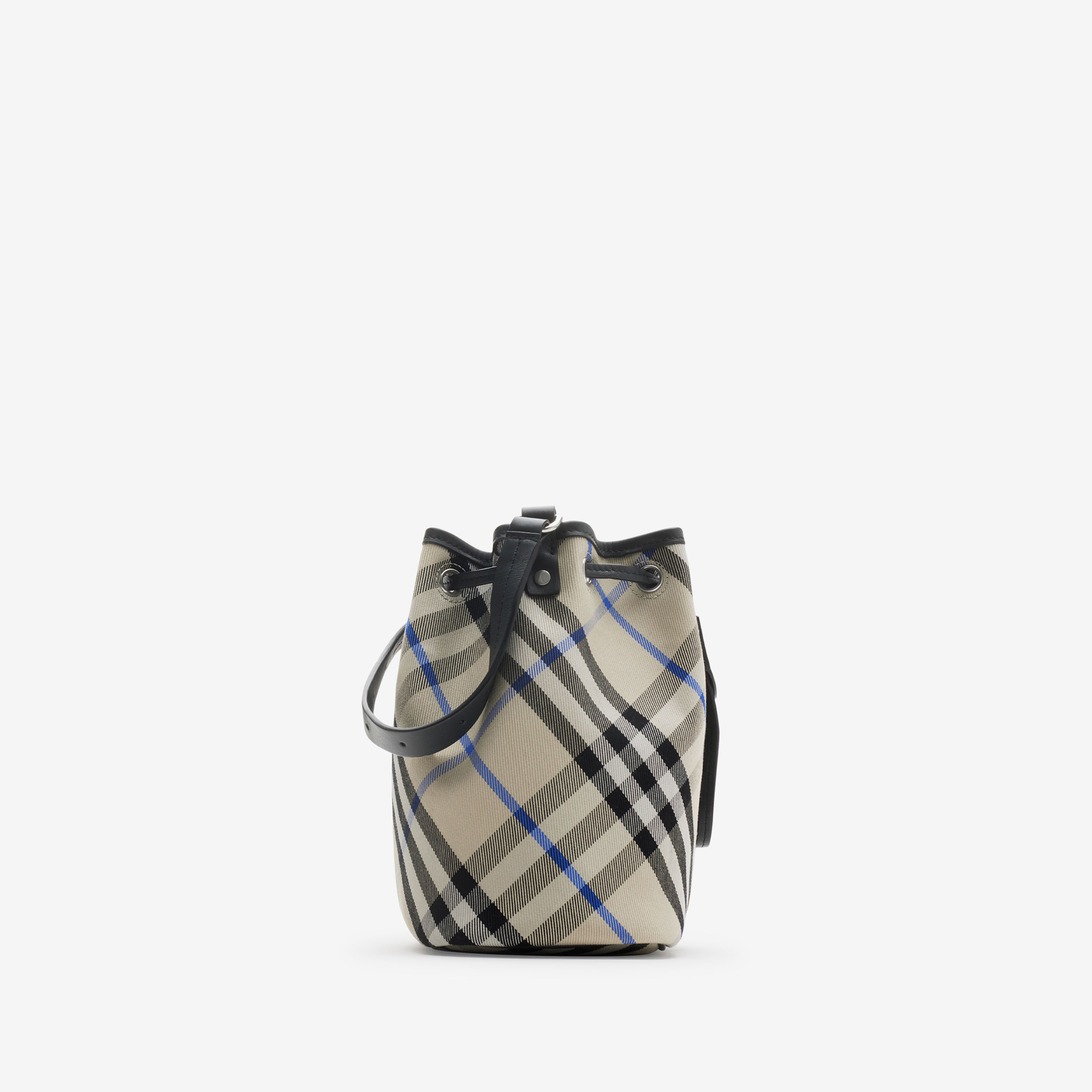 Burberry Drawstring Mini Bucket Kadın Krem Omuz Çantası