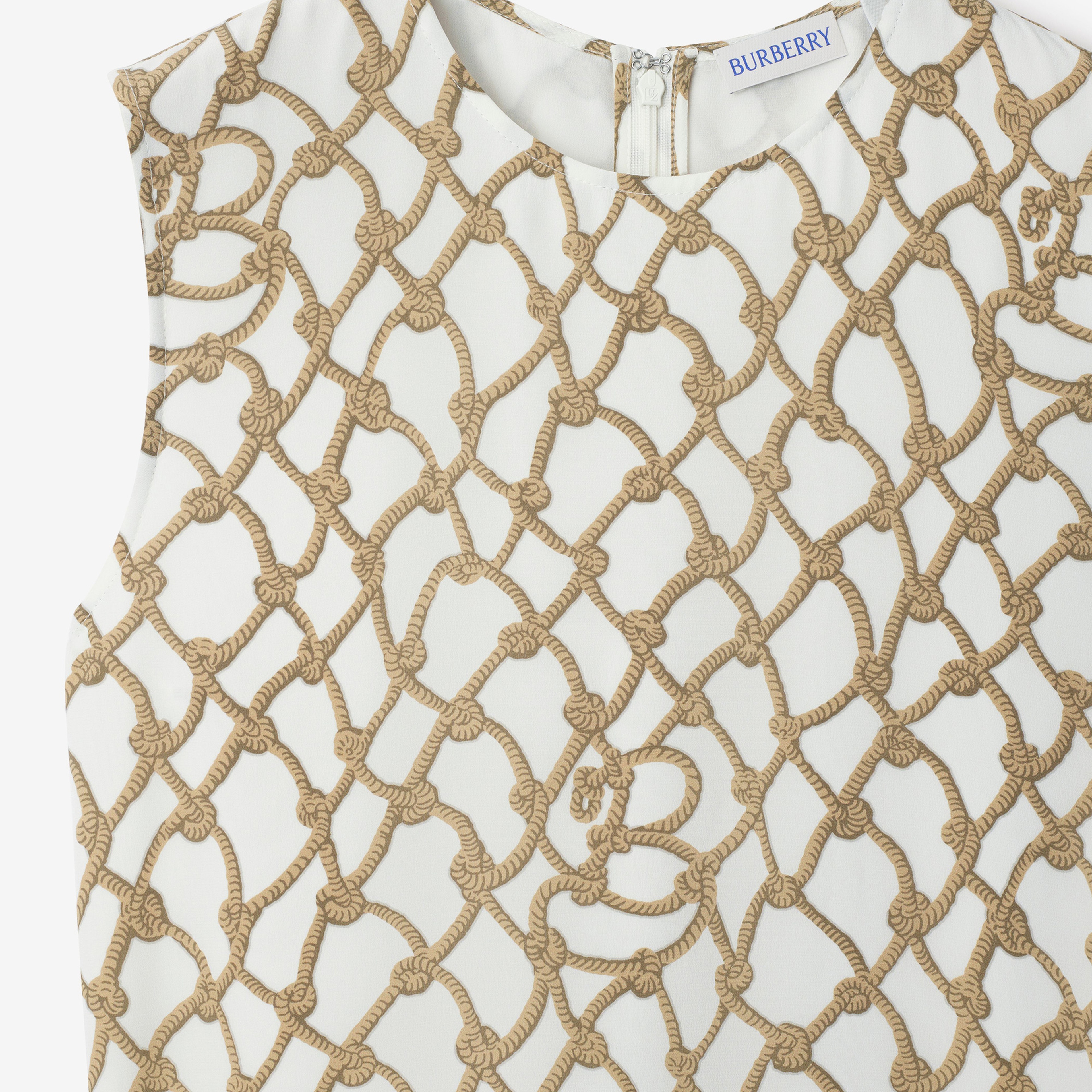 Burberry Ros Kadın Krem Elbise