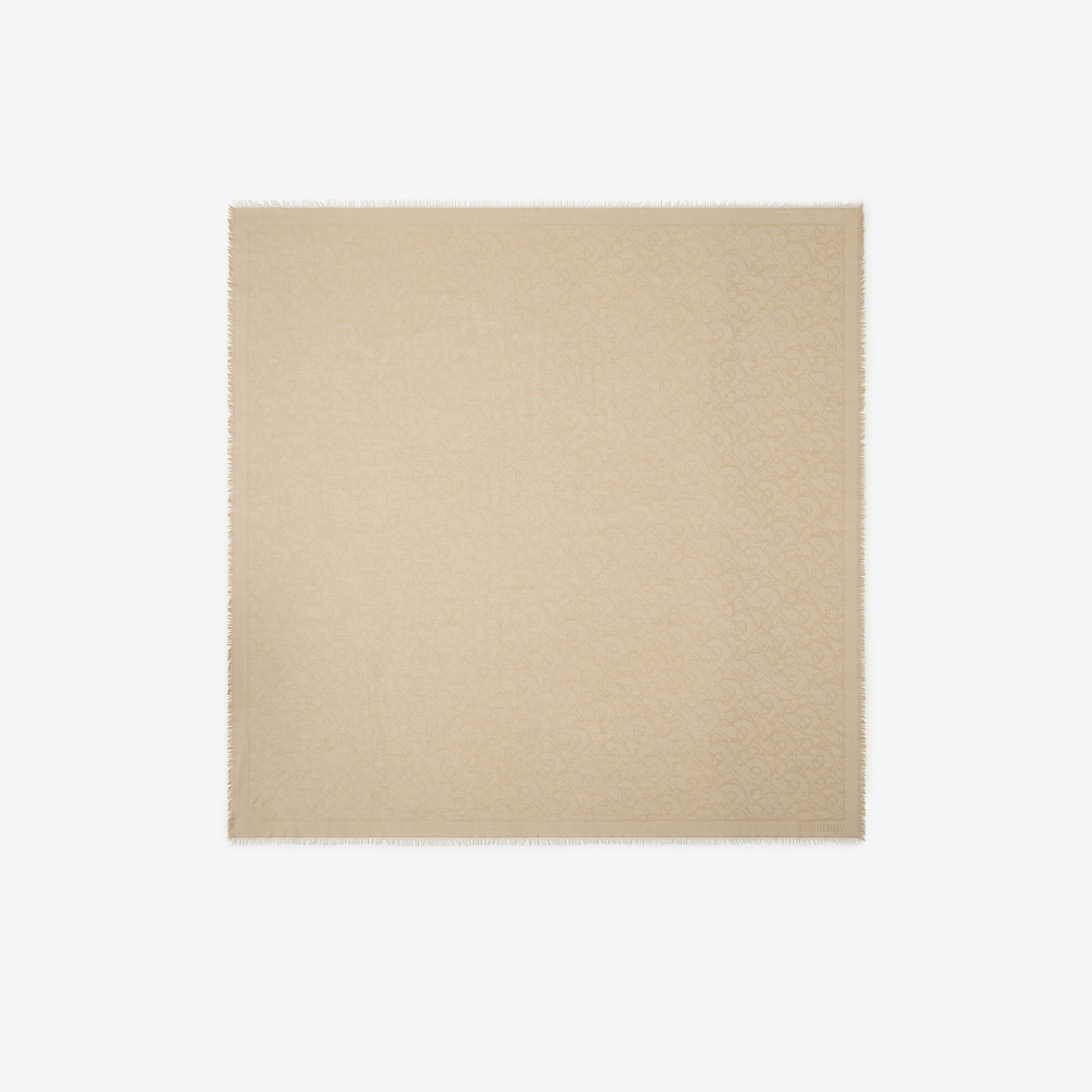 Burberry Charm Wool Kadın Bej Şal