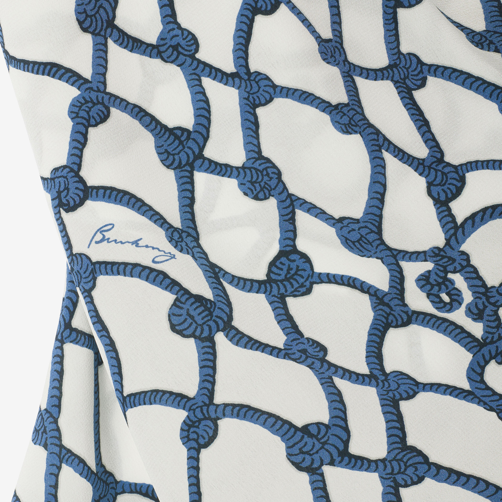 Burberry Ros Woven Kadın Beyaz Gömlek