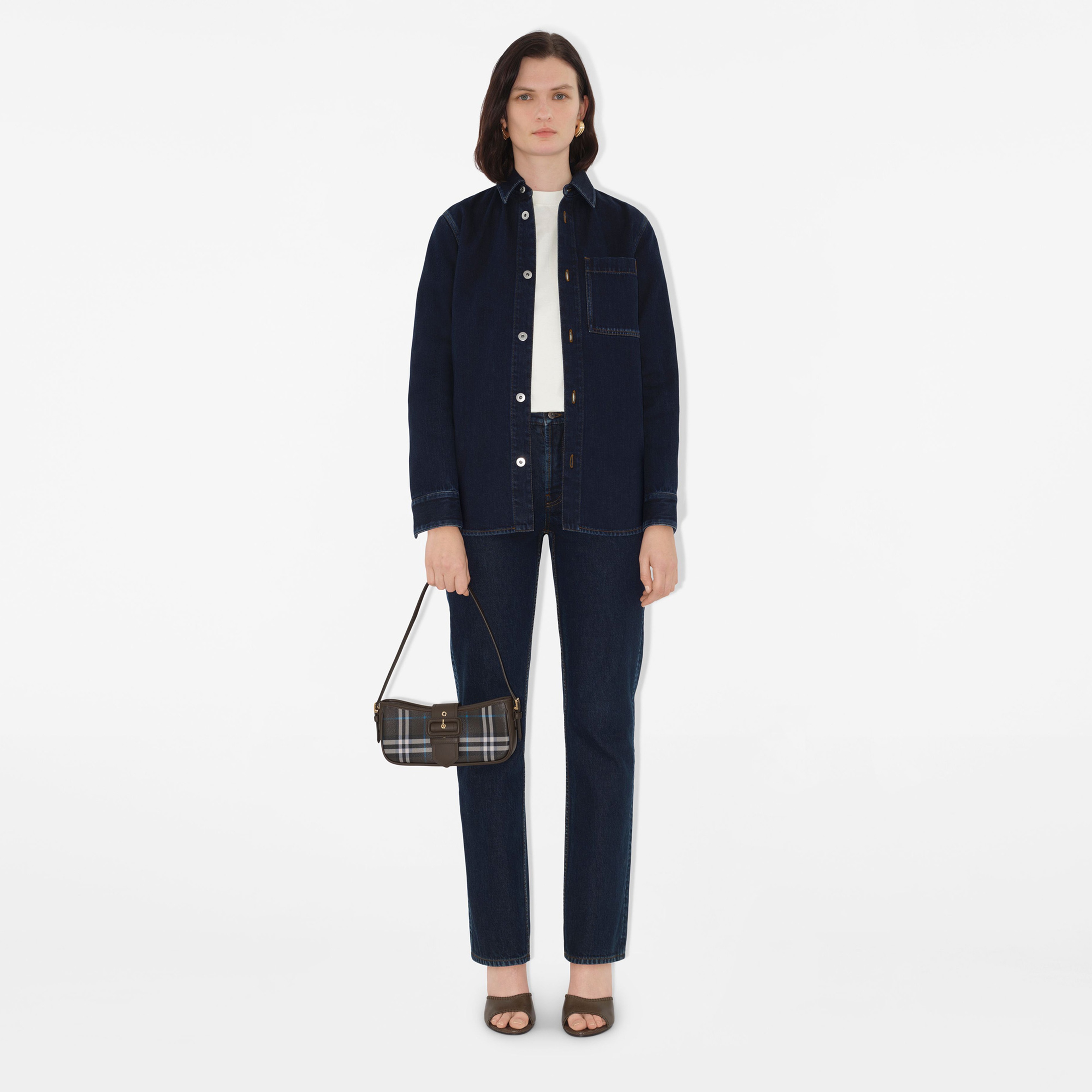 Burberry Sling Sling Kadın Haki Omuz Çantası