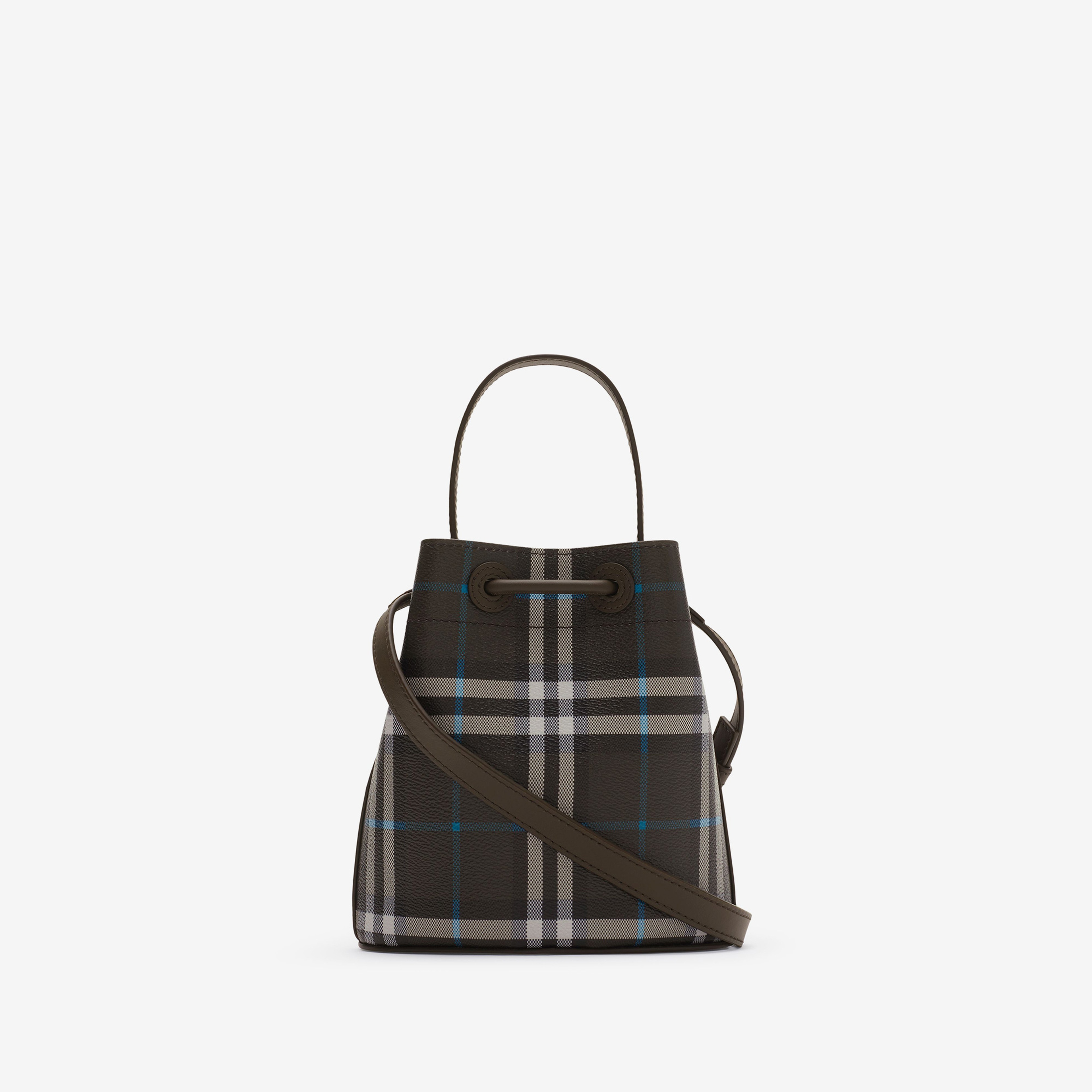 Burberry Drawstring Mini Bucket Kadın Haki Omuz Çantası