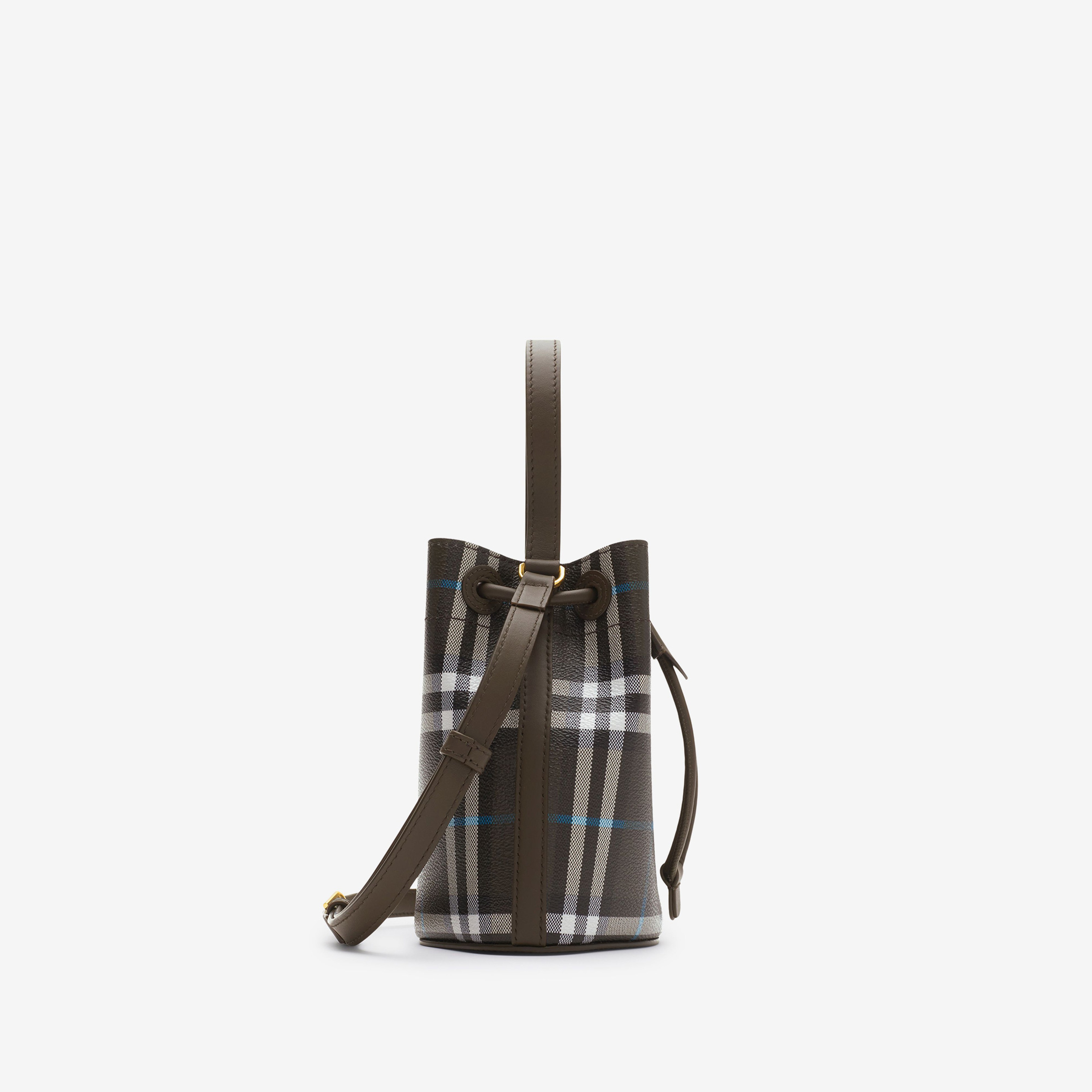 Burberry Drawstring Mini Bucket Kadın Haki Omuz Çantası