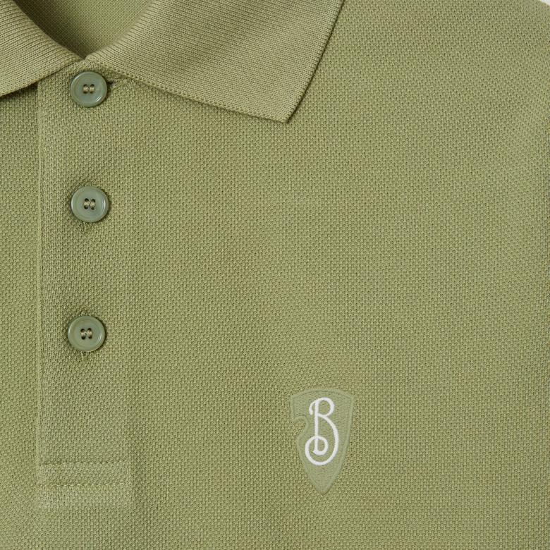 Burberry For Cotton Erkek Haki Polo
