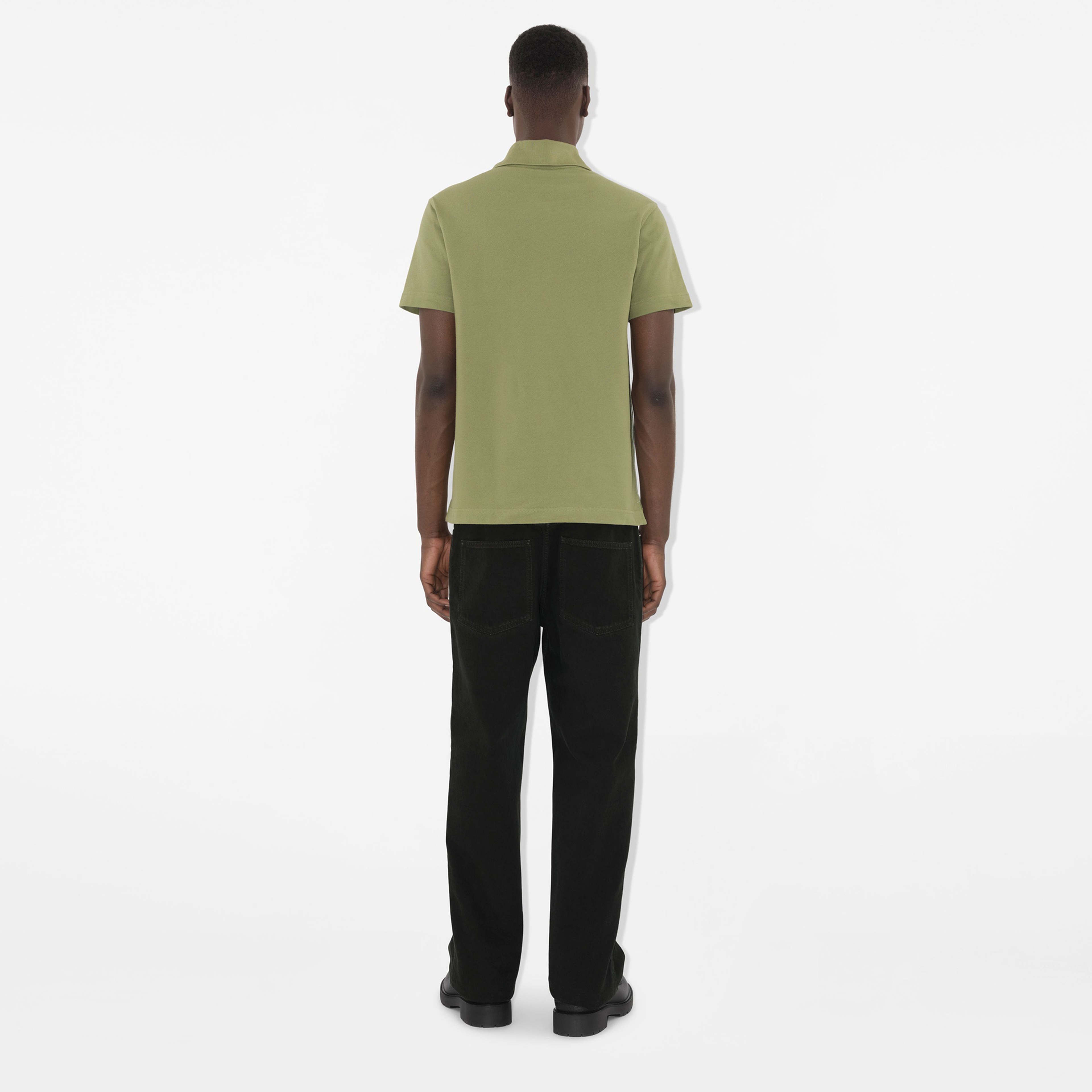 Burberry For Cotton Erkek Haki Polo