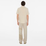 Burberry Ros Slim Fit Cotton Erkek Krem Gömlek