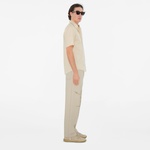 Burberry Ros Slim Fit Cotton Erkek Krem Gömlek