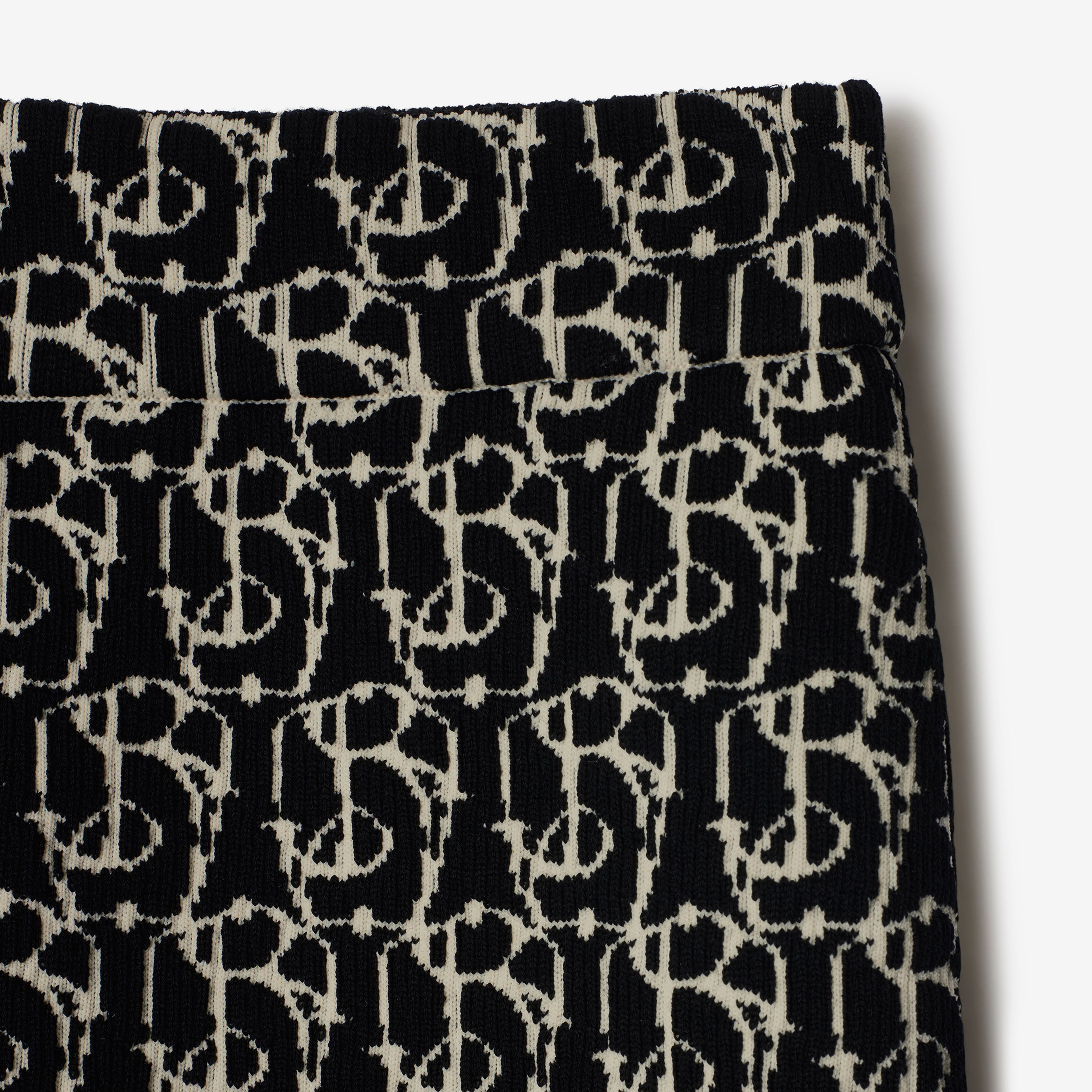 Burberry Pai Charm Woollend Kadın Siyah Etek