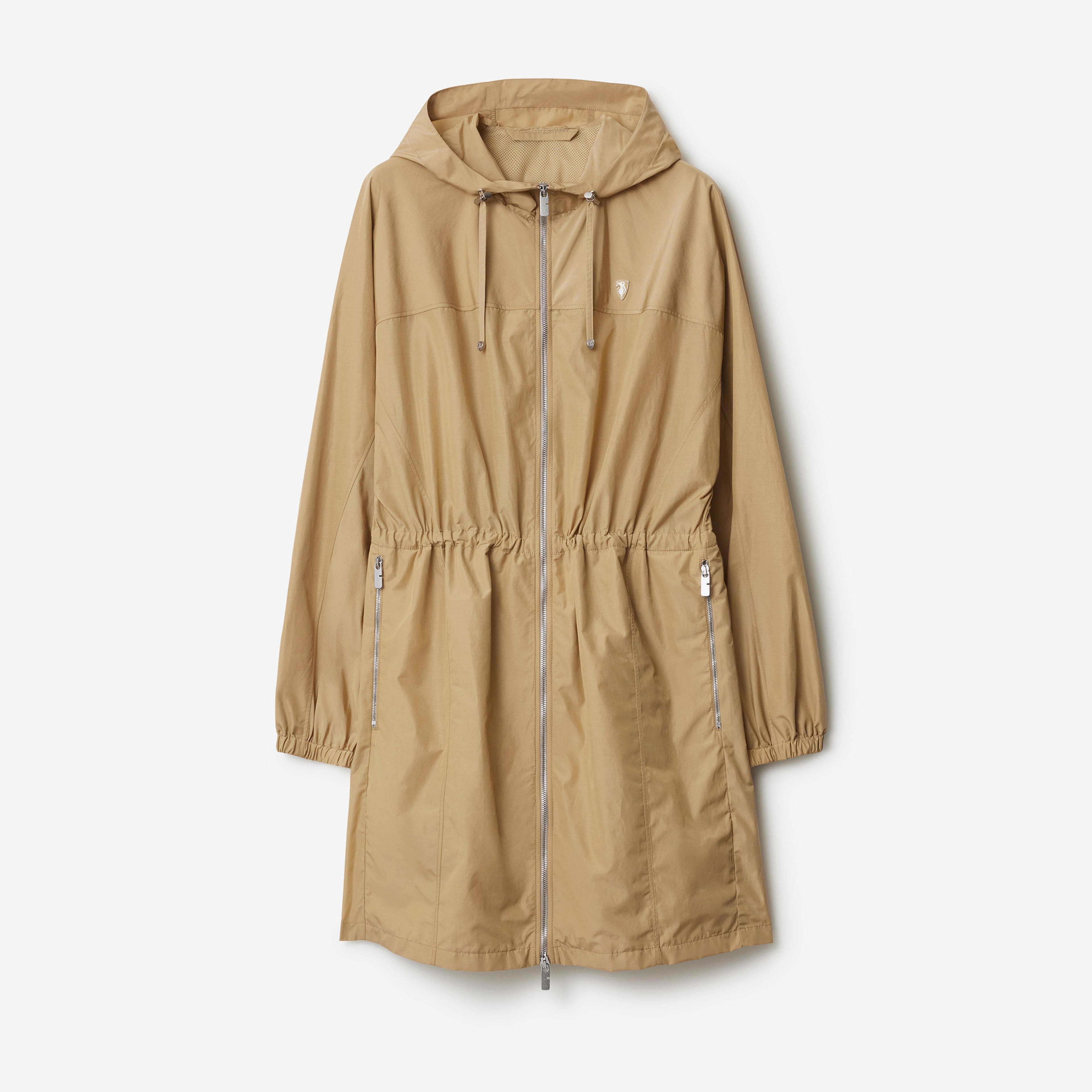 Burberry Cie Nylon Cotton Kadın Bej Mont