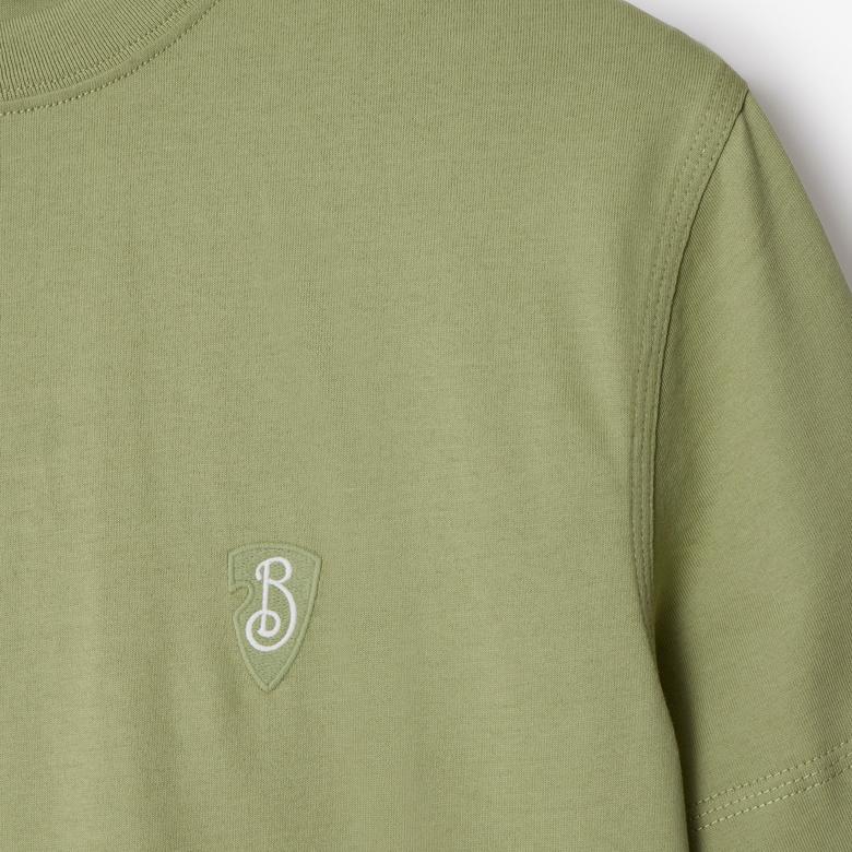 Burberry For Cotton Erkek Haki T-Shirt