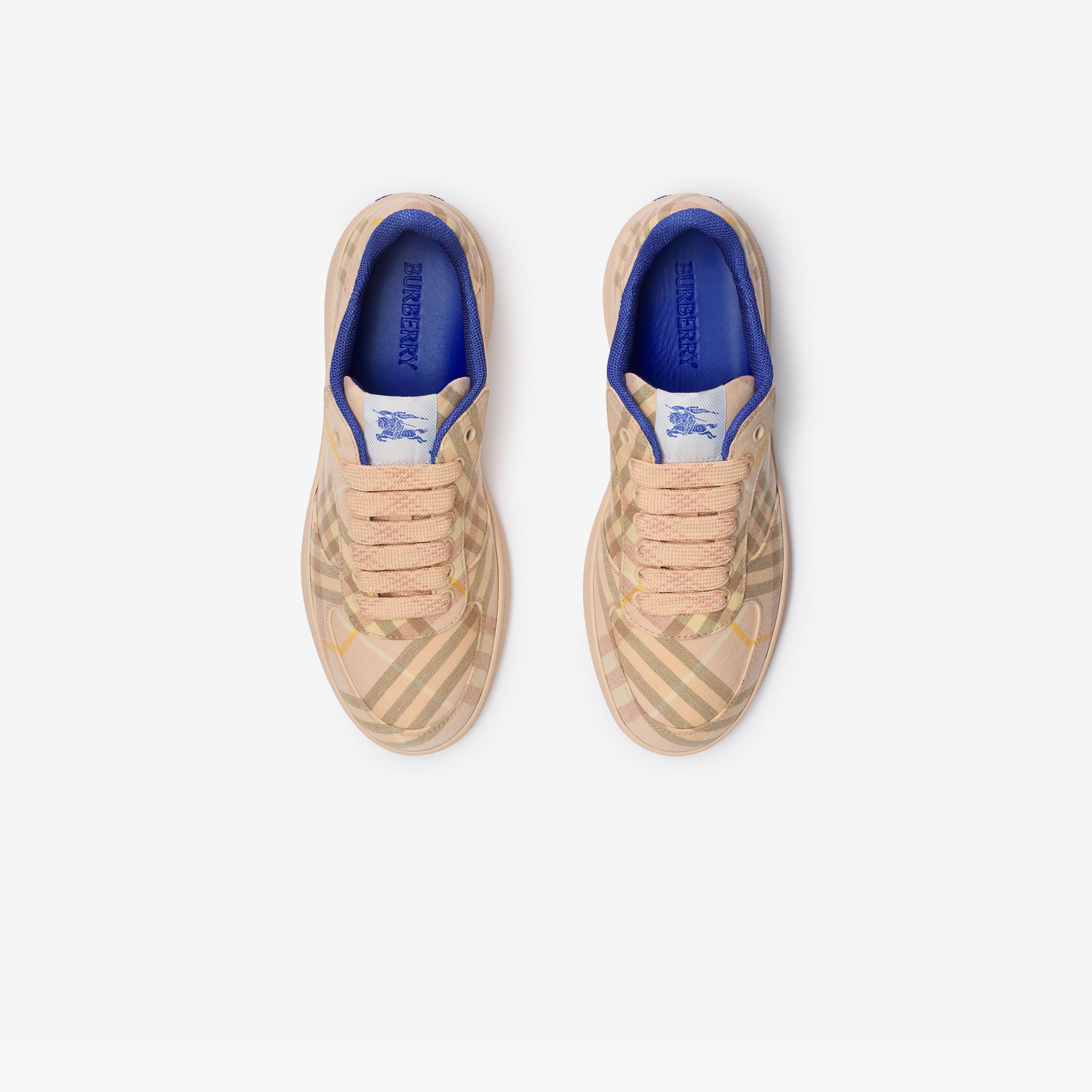 Burberry Terrace Kadın Krem Sneakers