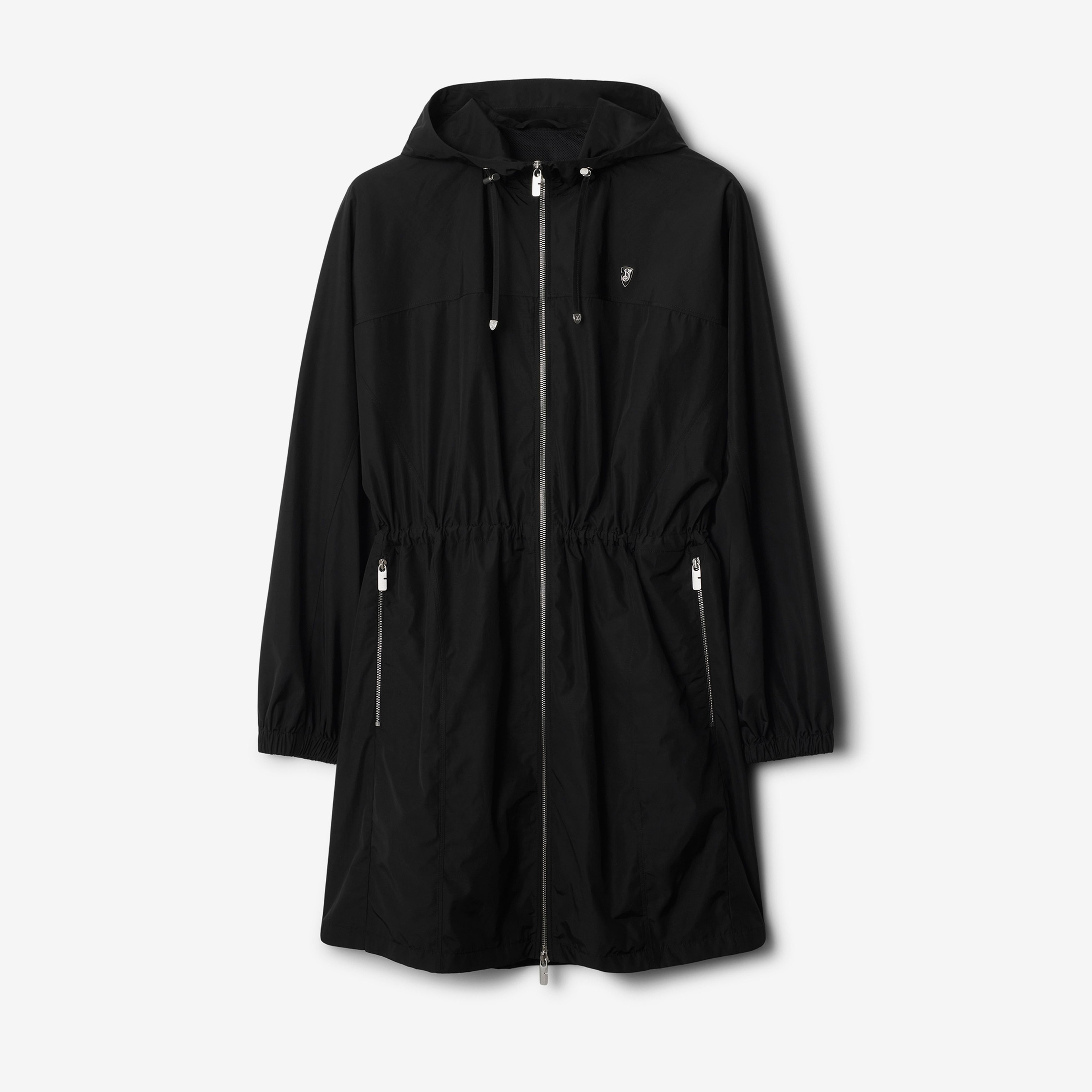 Burberry Cie Nylon Cotton Kadın Siyah Mont