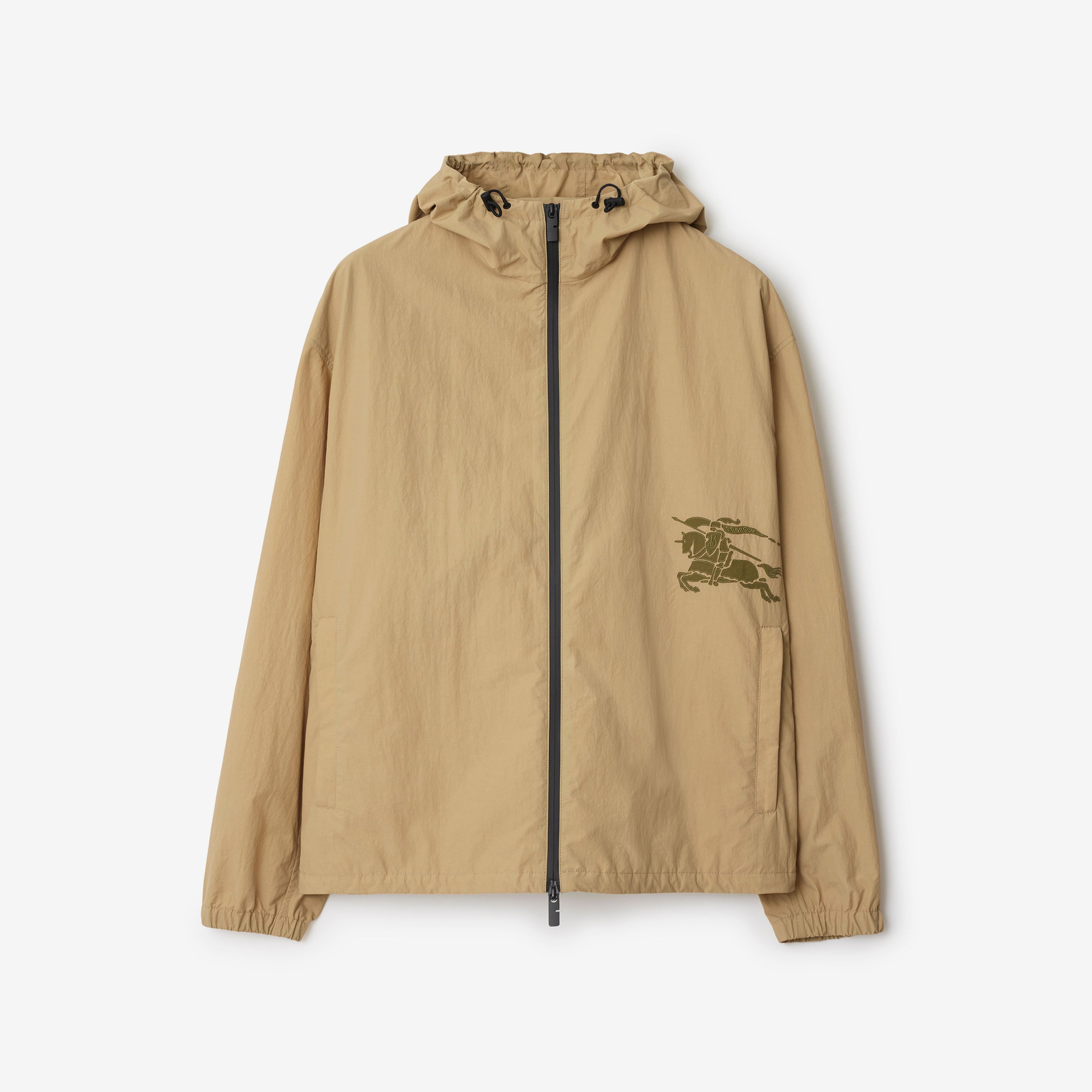 Burberry Tec Nylon Cotton Erkek Bej Mont