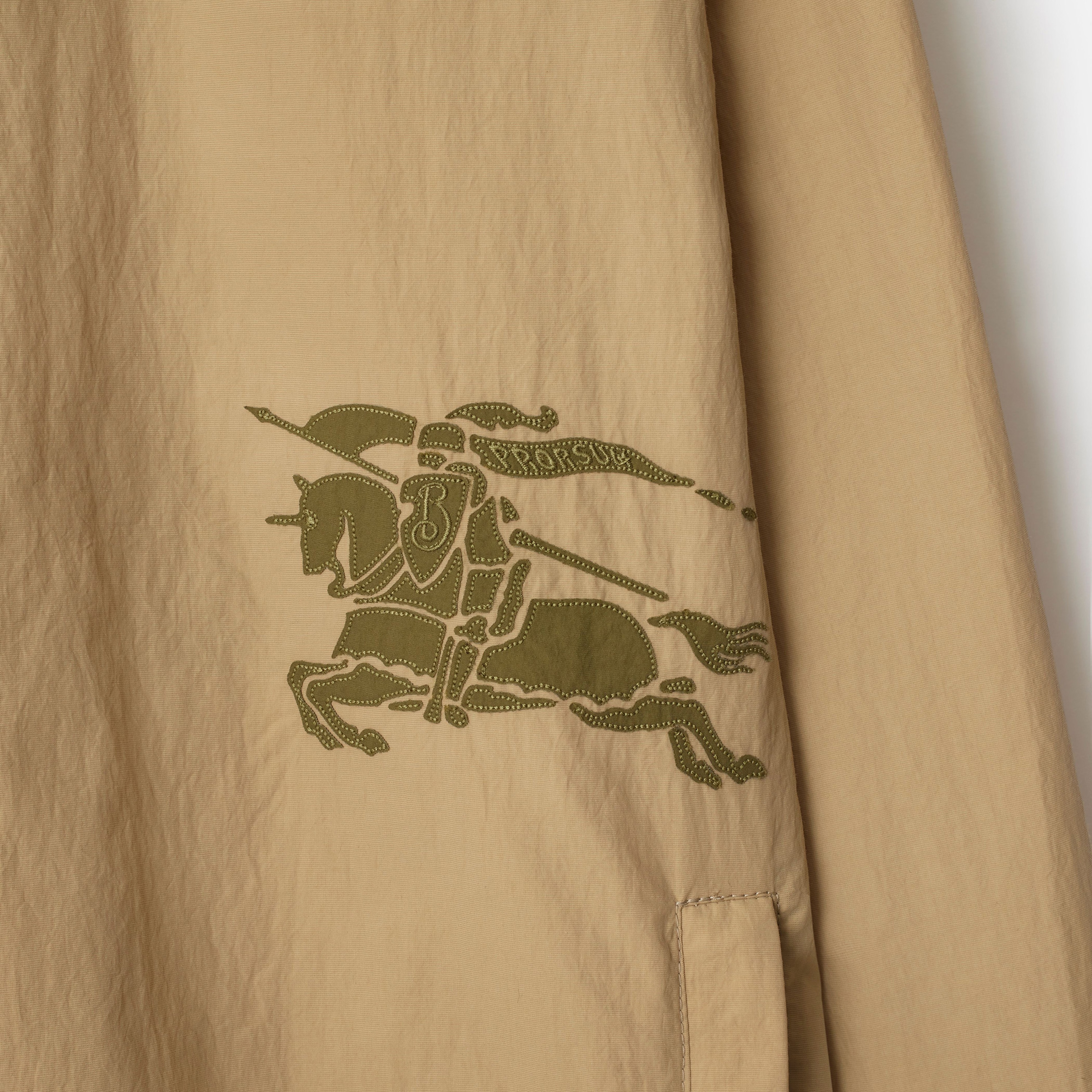 Burberry Tec Nylon Cotton Erkek Bej Mont